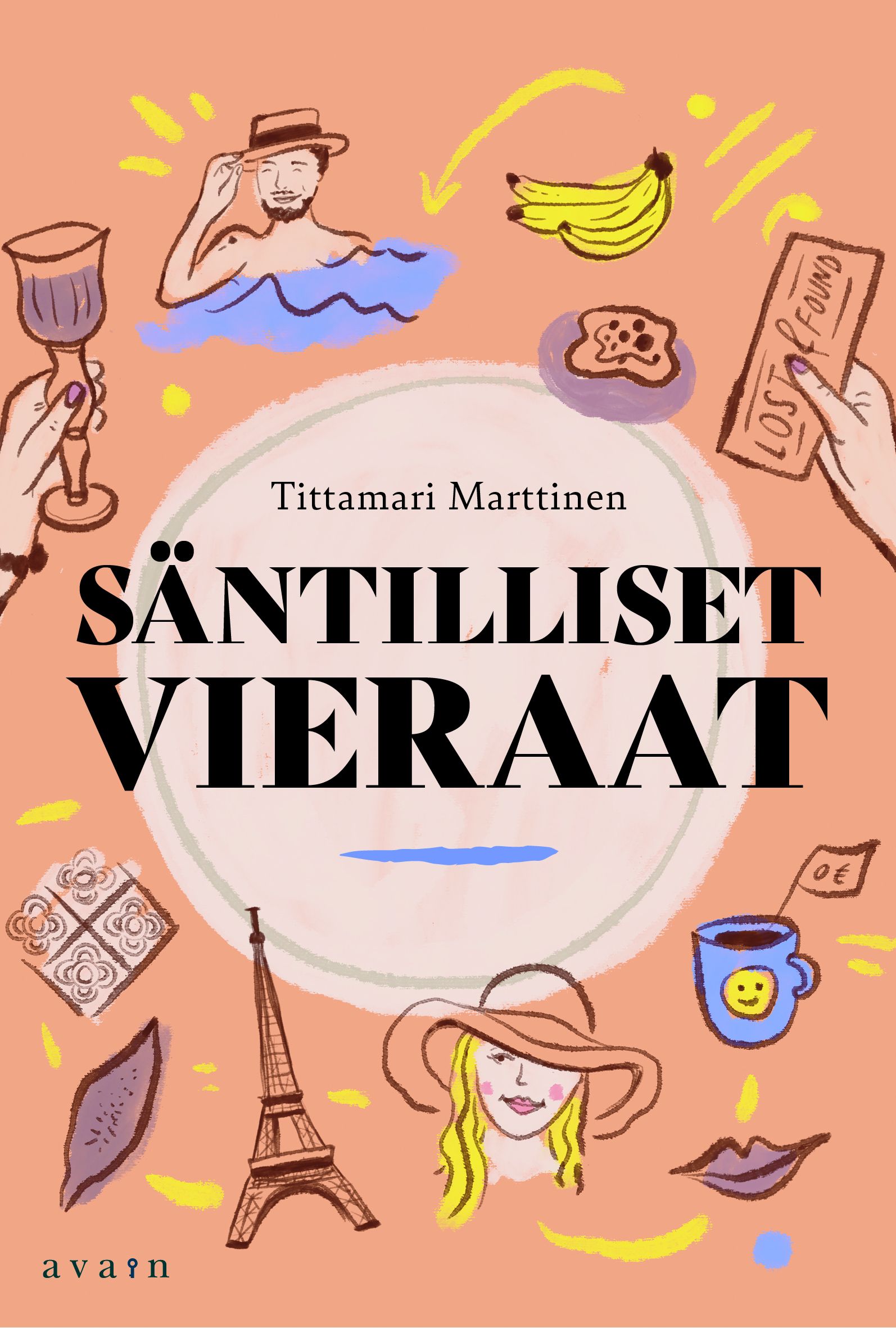 Kirjailijan Tittamari Marttinen uusi kirja Säntilliset vieraat (ERINOMAINEN)