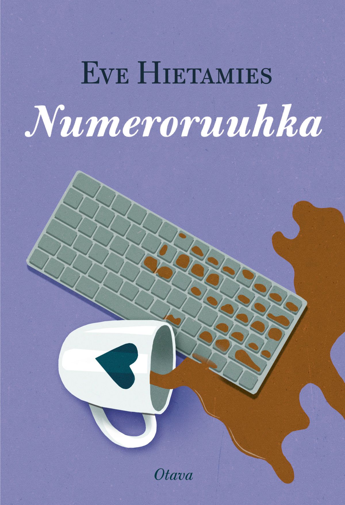 Kirjailijan Eve Hietamies käytetty kirja Numeroruuhka