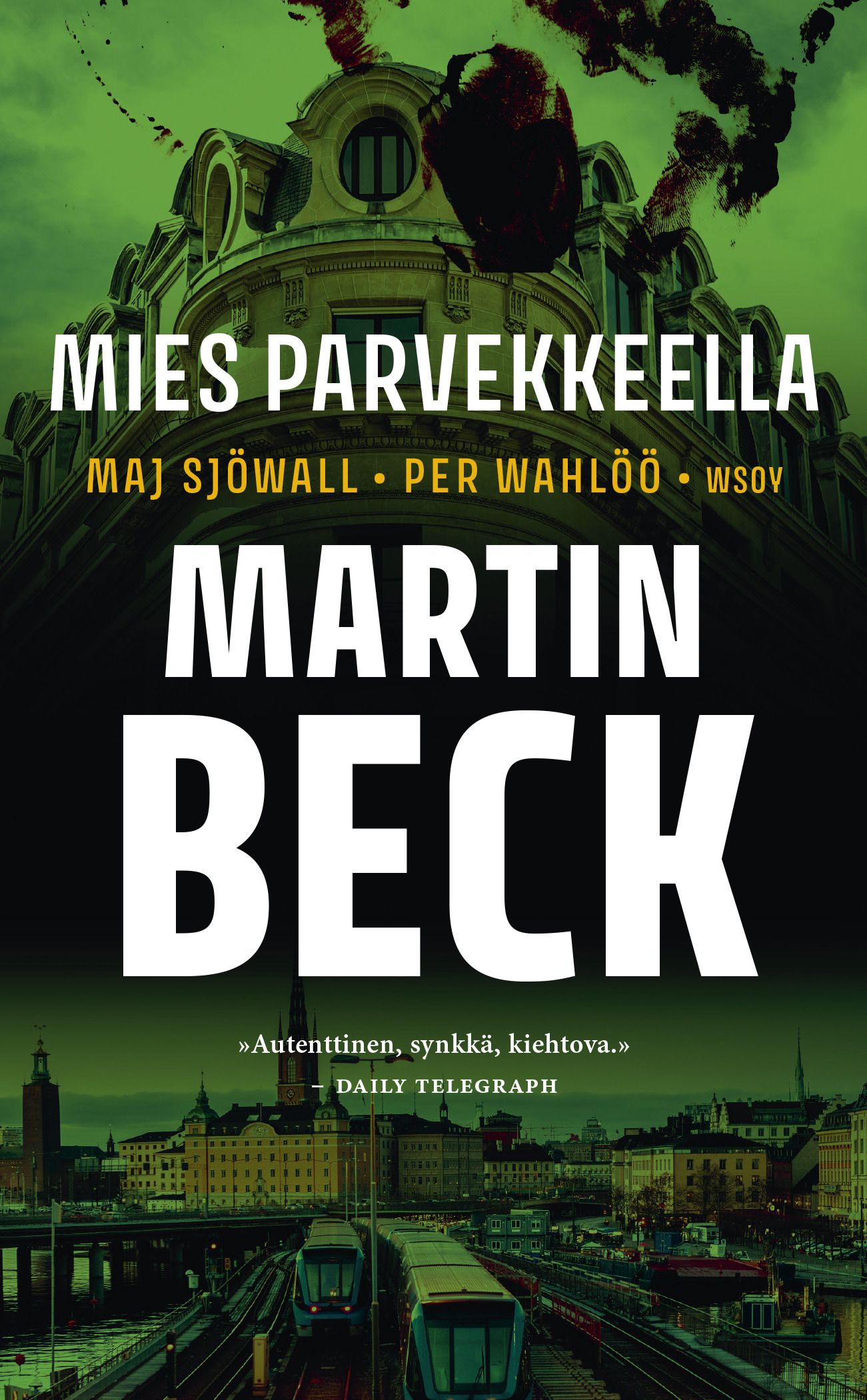 Kirjailijan Maj Sjöwall käytetty kirja Mies parvekkeella