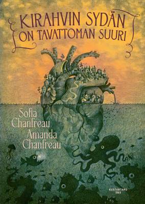 Kirjailijan Sofia Chanfreau käytetty kirja Kirahvin sydän on tavattoman suuri