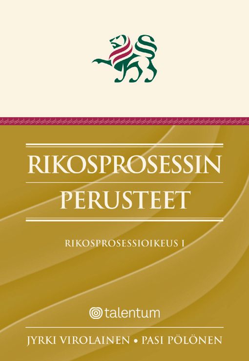 Rikosprosessioikeus I