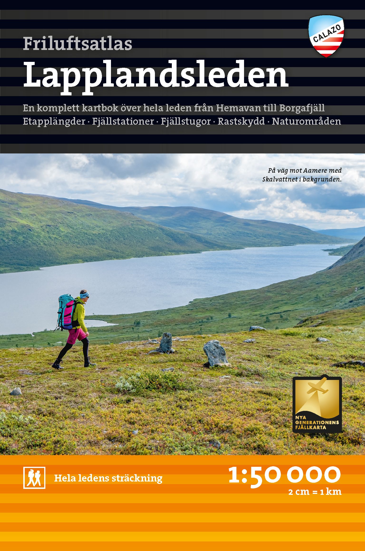 Friluftsatlas Lapplandsleden 1:50 000