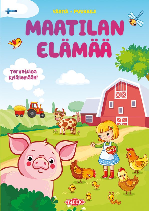 Maatilan elämää puuhakirja