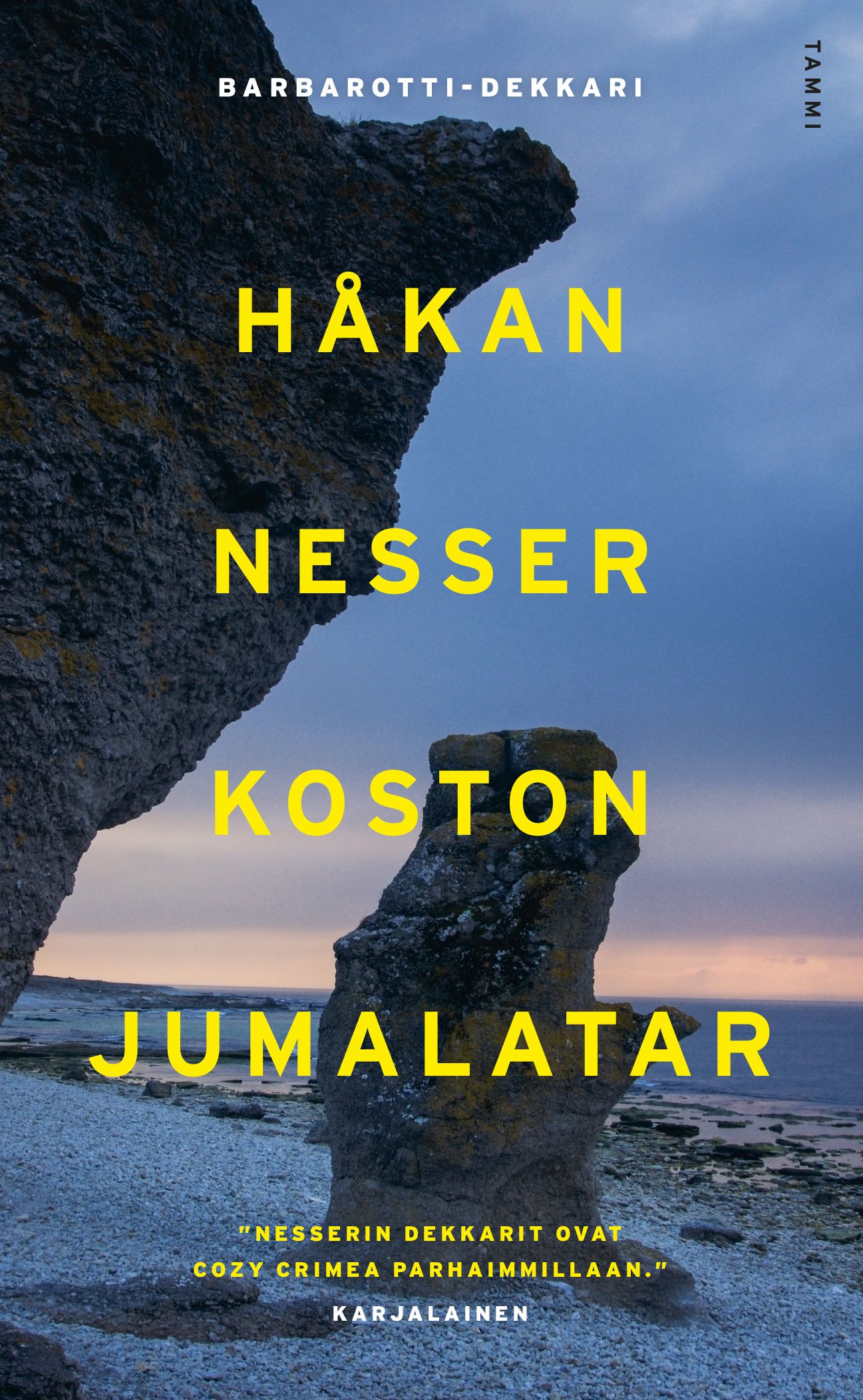 Kirjailijan Håkan Nesser käytetty kirja Koston jumalatar : rikosromaani