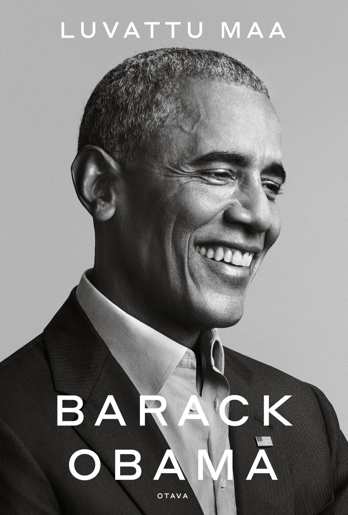 Kirjailijan Barack Obama käytetty kirja Luvattu maa