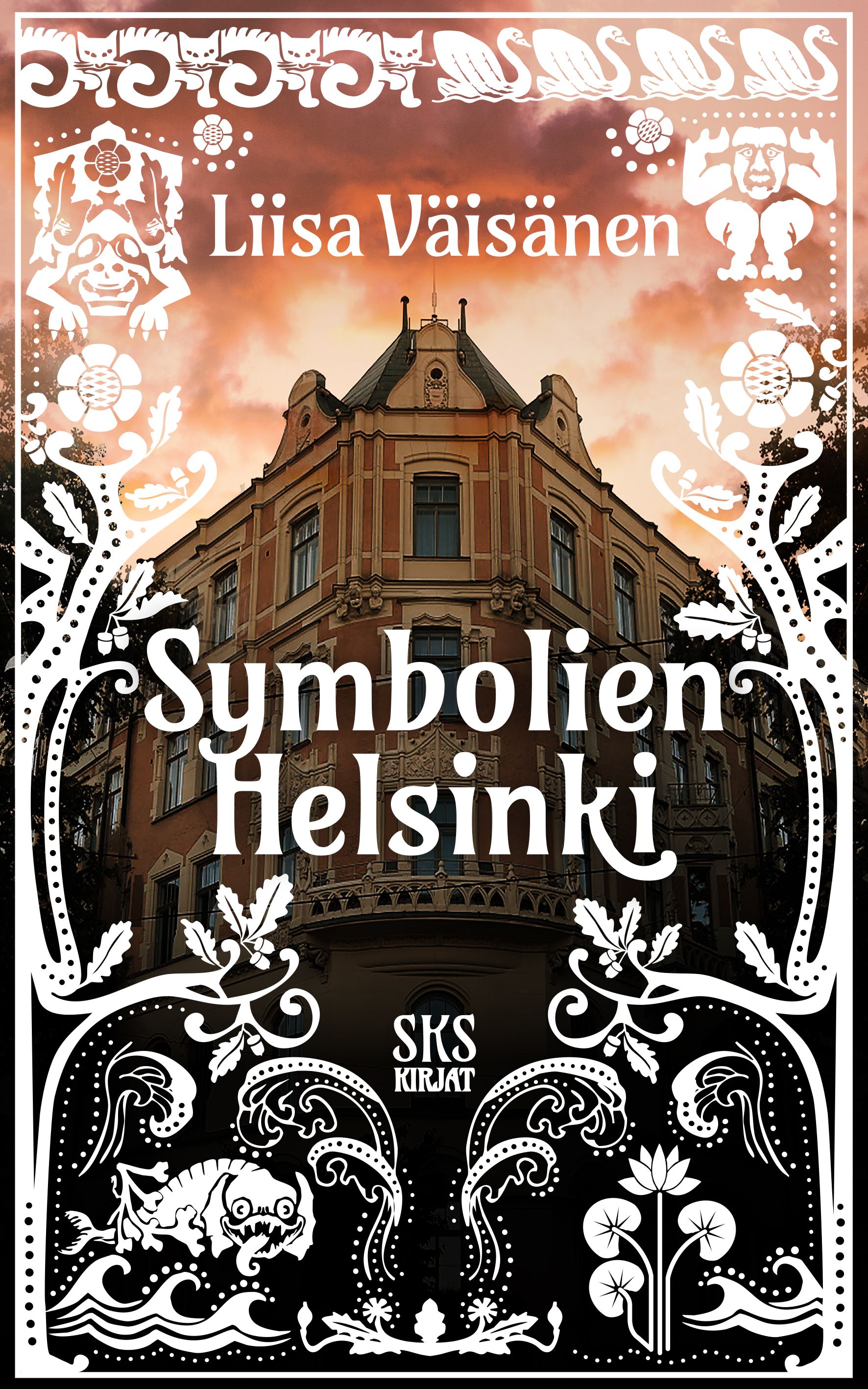 Kirjailijan Liisa Väisänen käytetty kirja Symbolien Helsinki