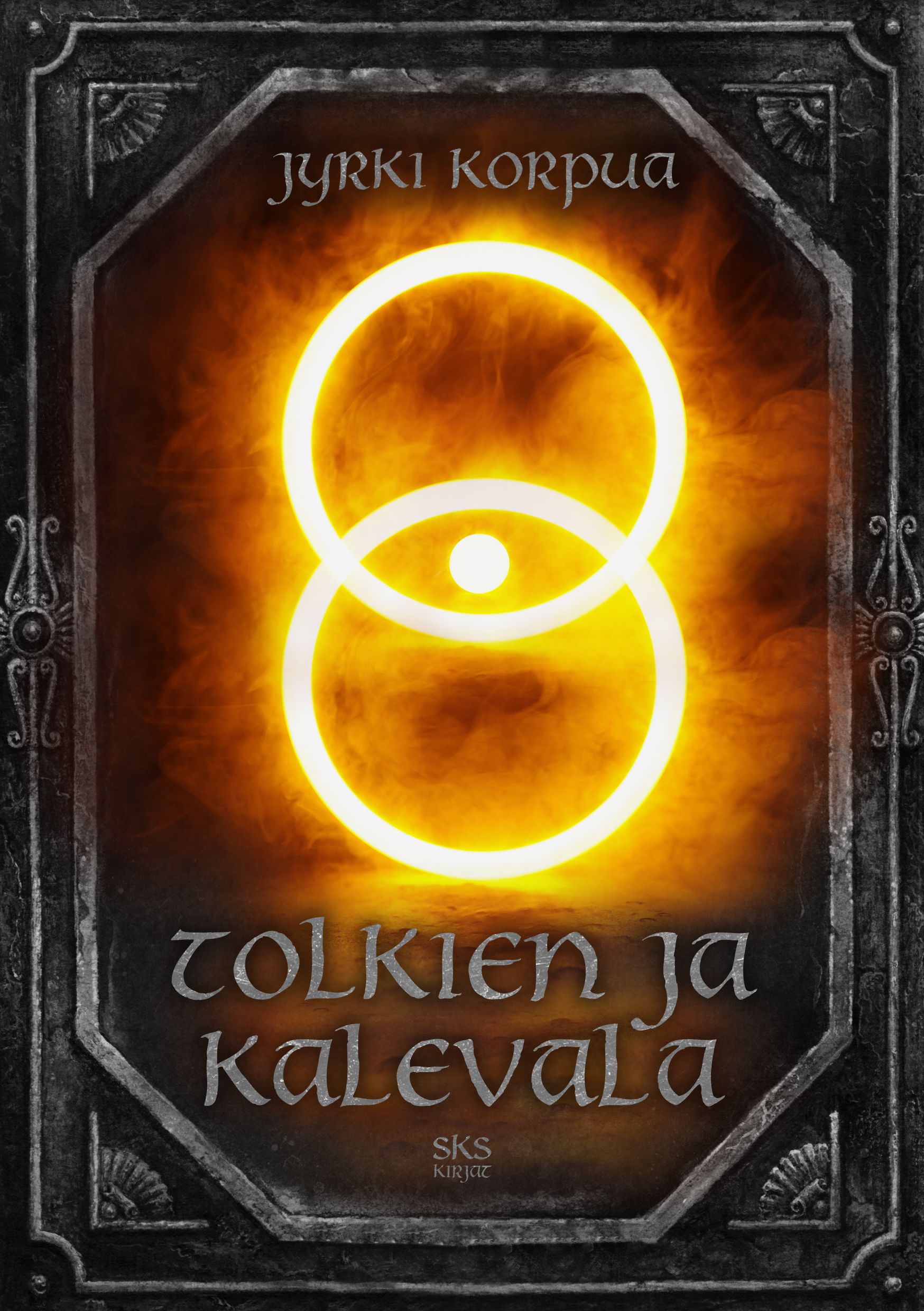 Kirjailijan Jyrki Korpua käytetty kirja Tolkien ja Kalevala