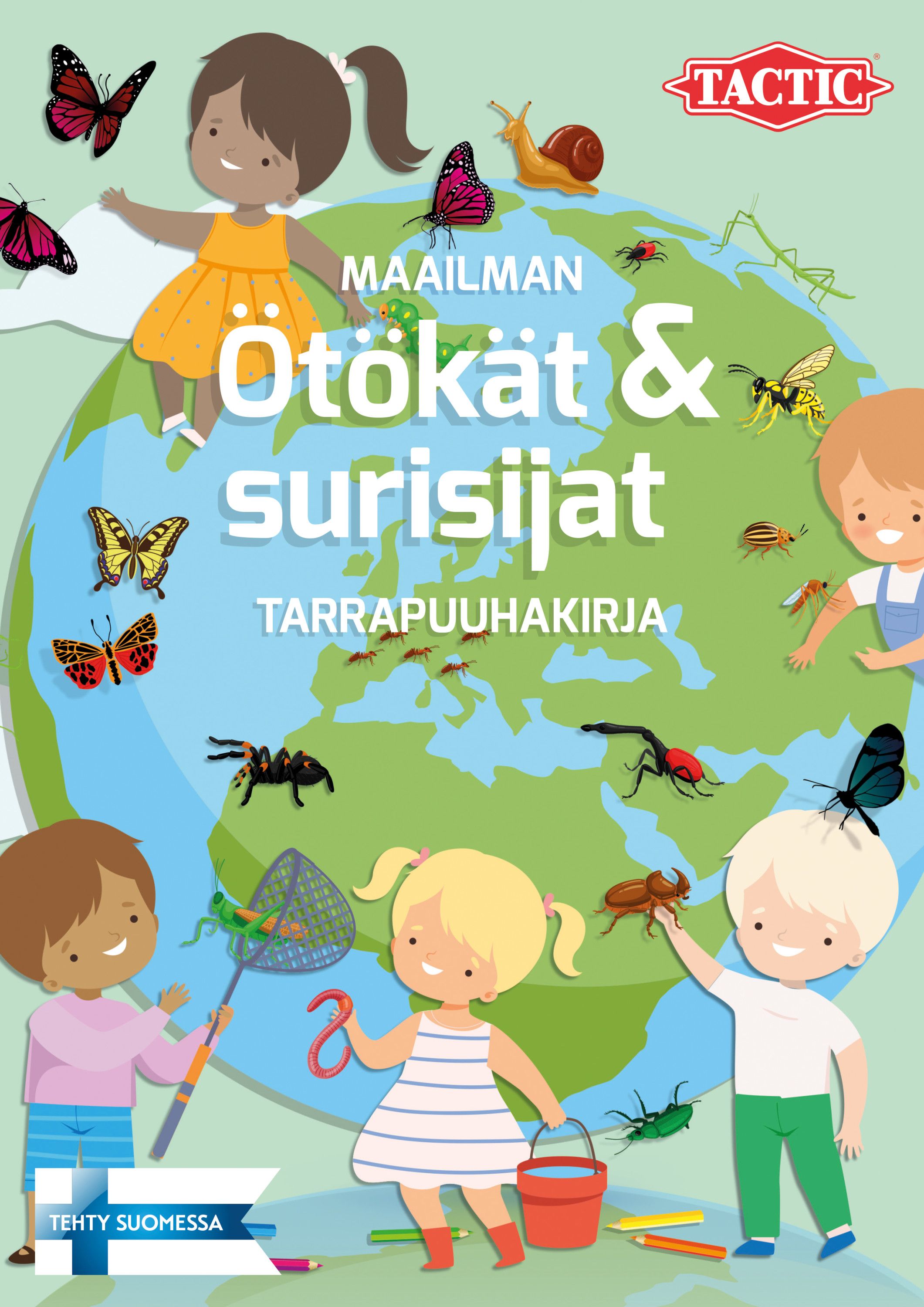 Maailman ötökät ja surisijat tarrapuuhakirja