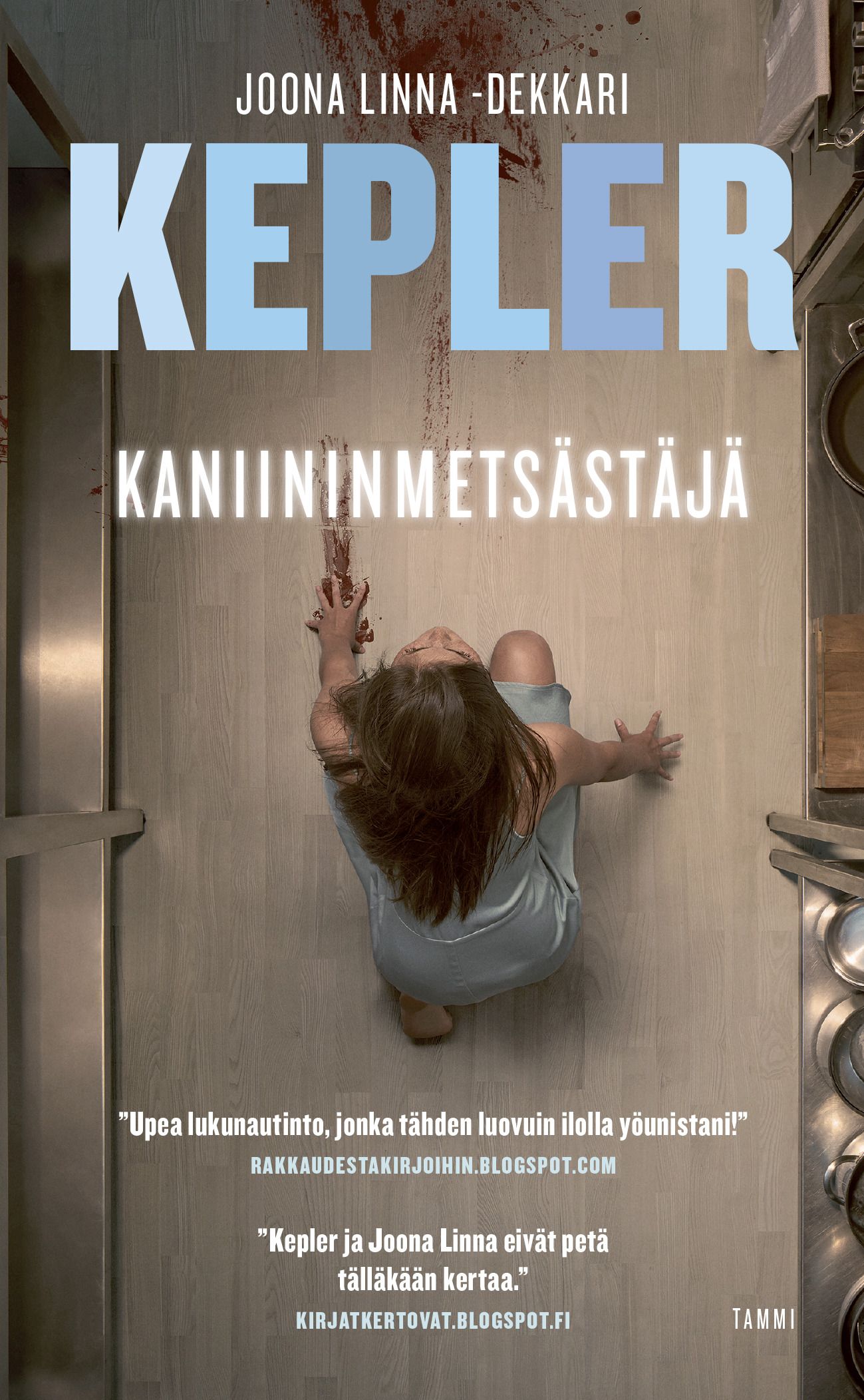 Kirjailijan Lars Kepler käytetty kirja Kaniininmetsästäjä : rikosromaani