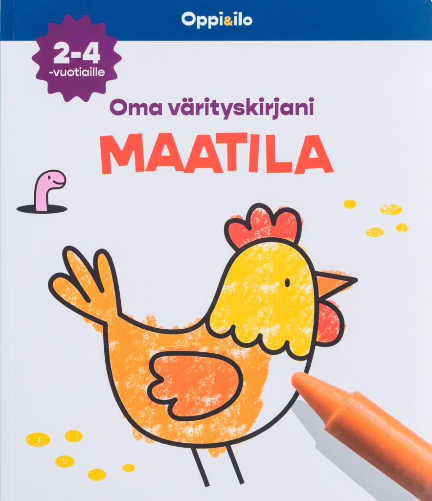 Oma värityskirjani maatila 2-4 v