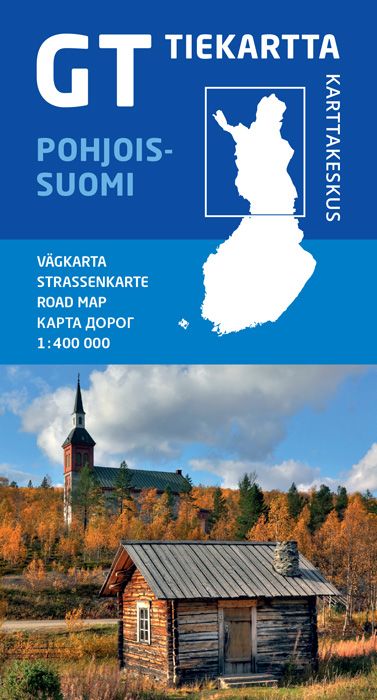 GT Tiekartta Pohjois-Suomi 1:400 000