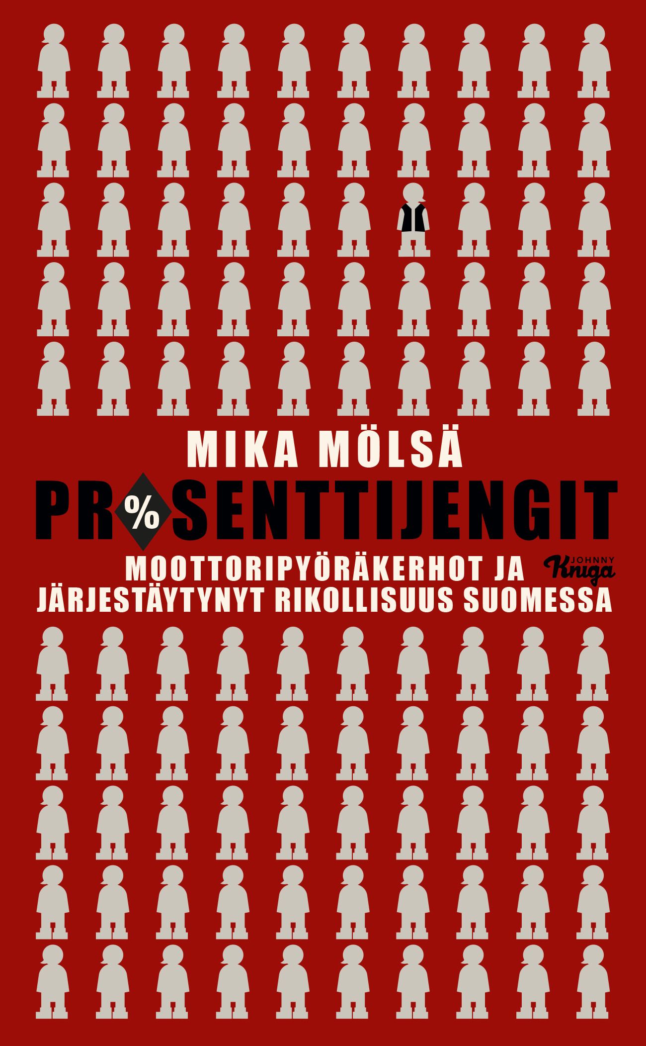 Kirjailijan Mika Mölsä uusi kirja Prosenttijengit : moottoripyöräkerhot ja järjestäytynyt rikollisuus Suomessa (UUSI)