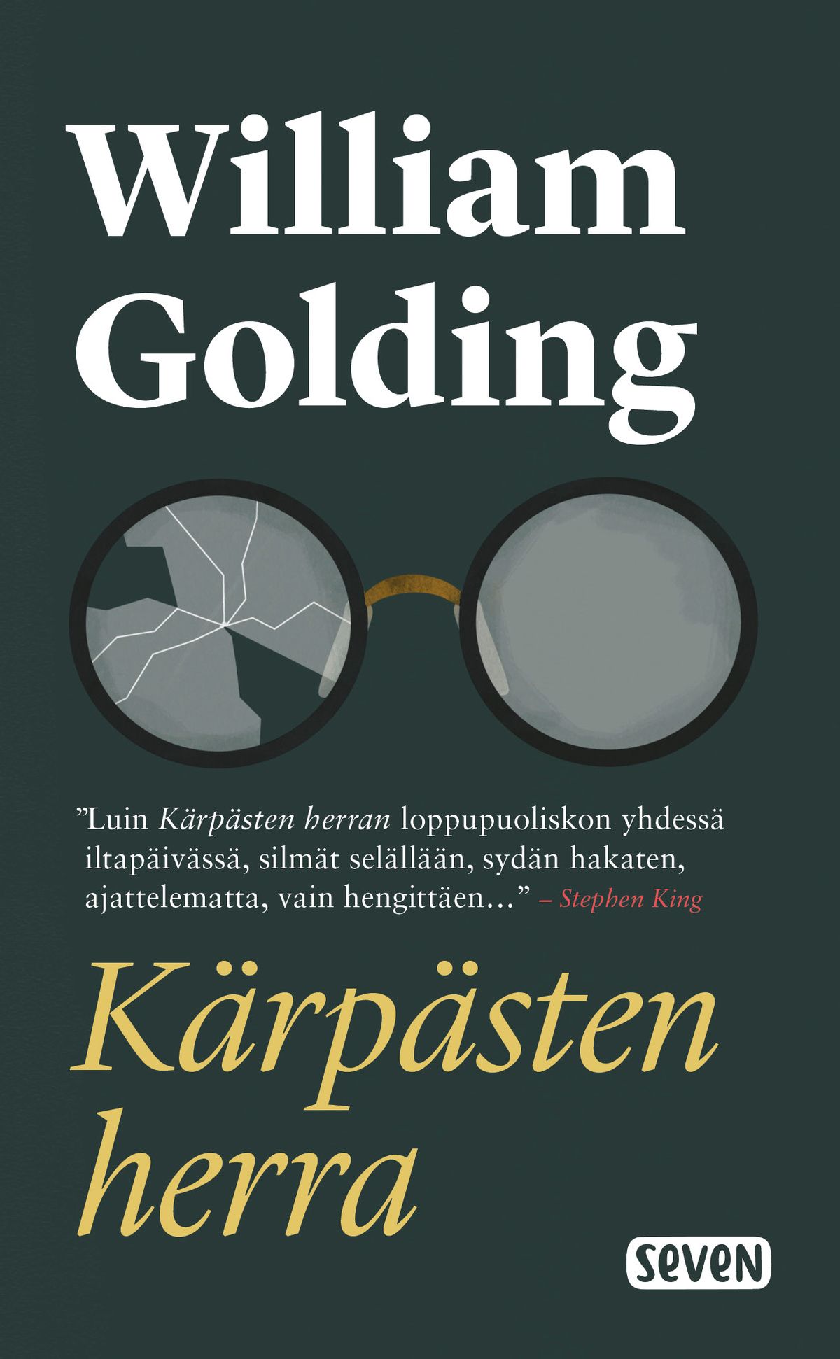 Kirjailijan William Golding käytetty kirja Kärpästen herra