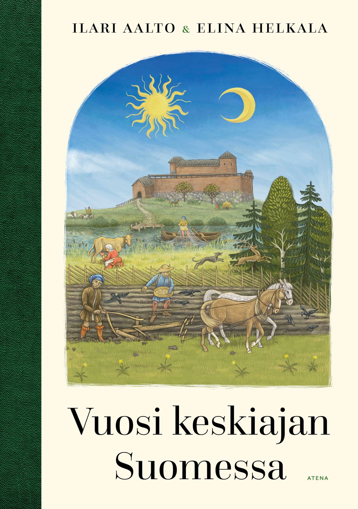Kirjailijan Ilari Aalto käytetty kirja Vuosi keskiajan Suomessa