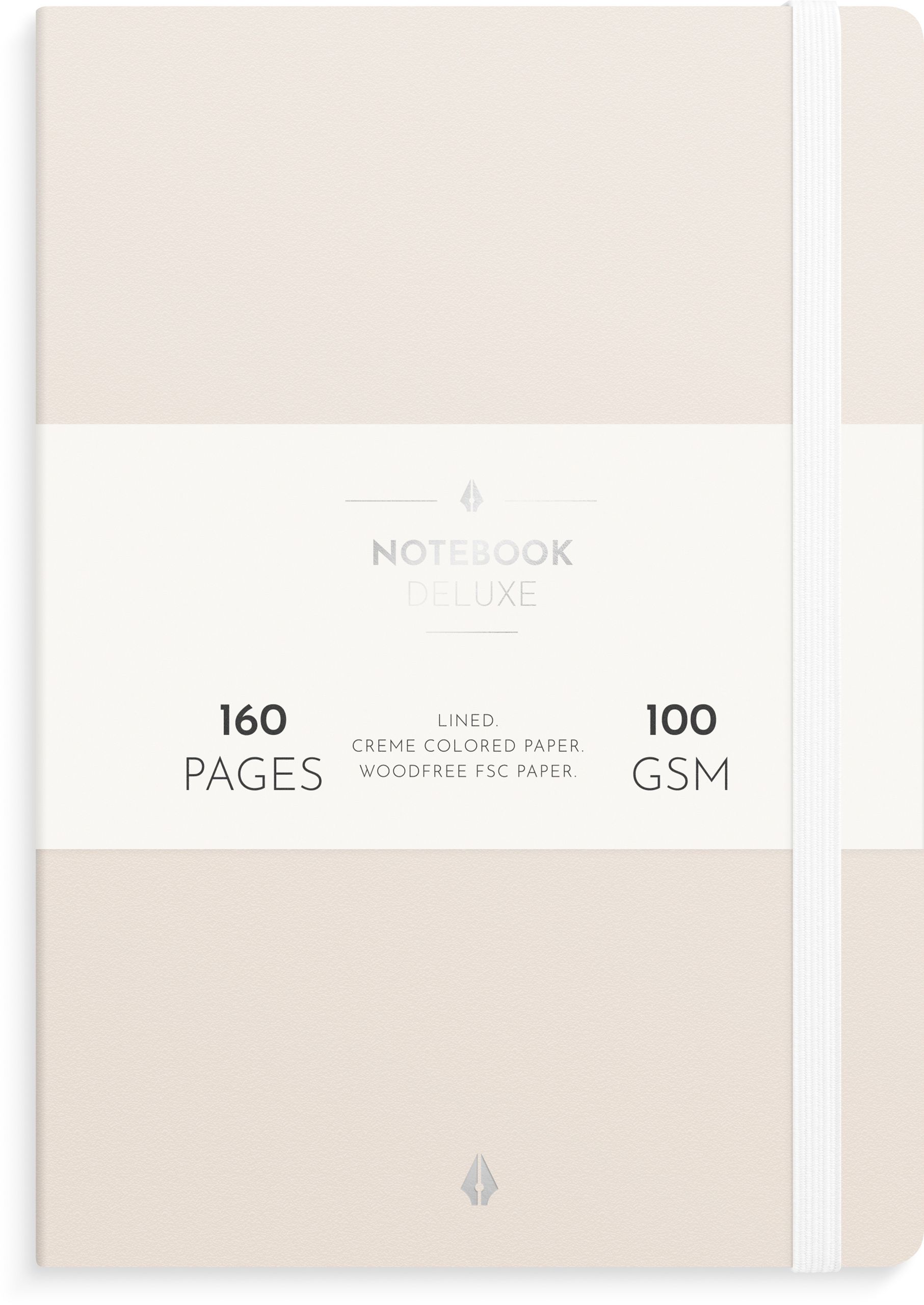 Notebook Deluxe A5 beige