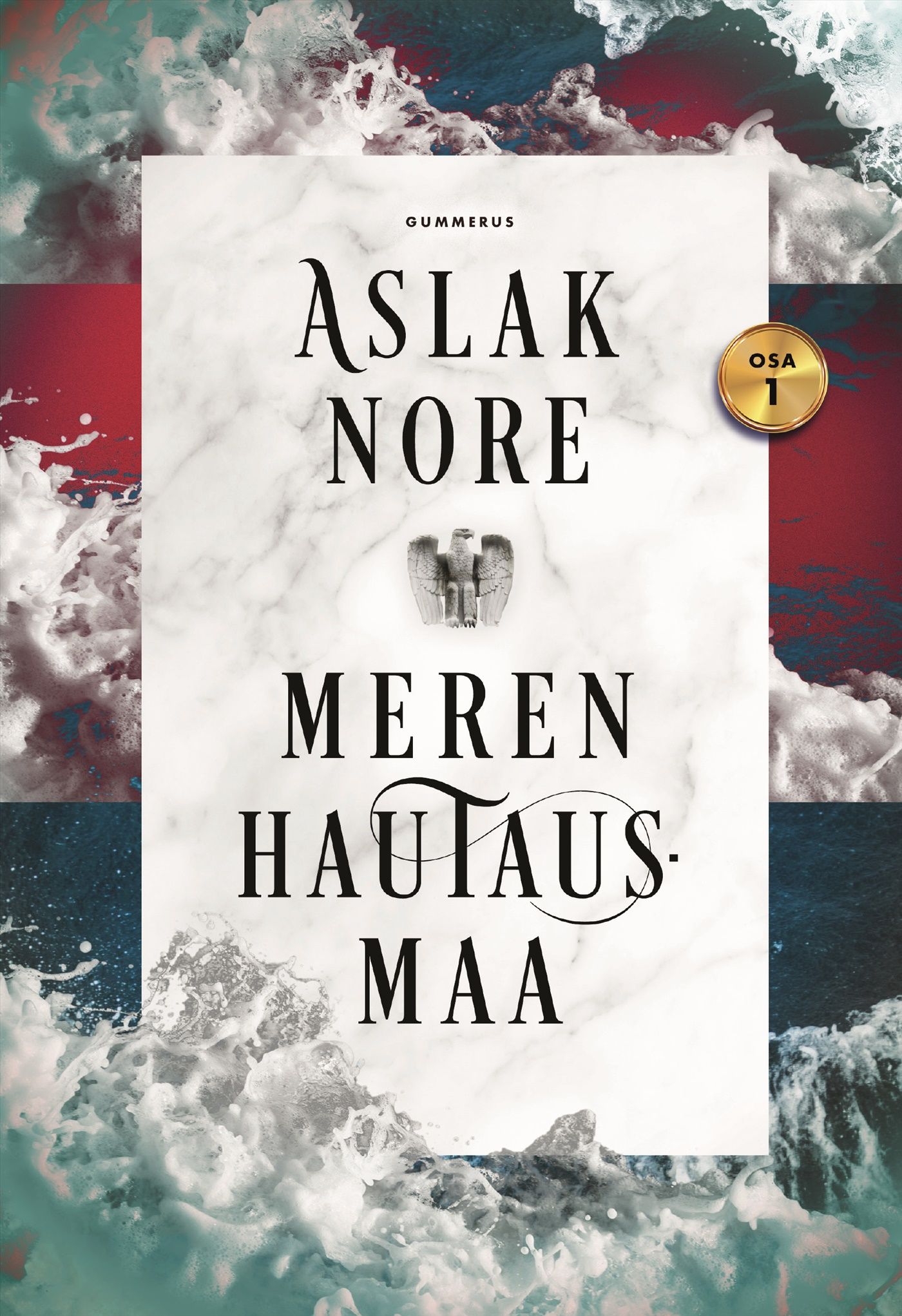 Kirjailijan Aslak Nore käytetty kirja Meren hautausmaa