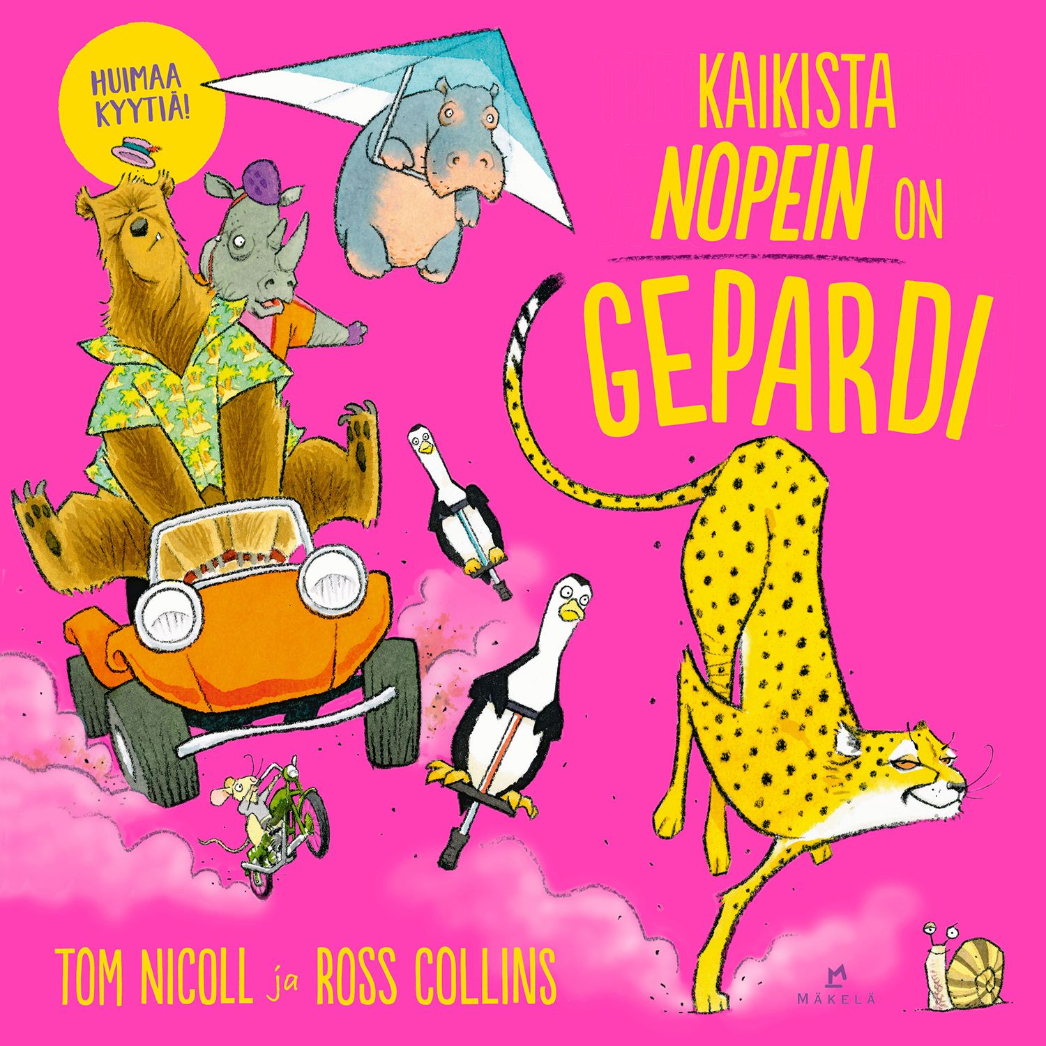 Tom Nicoll : Kaikista nopein on gepardi