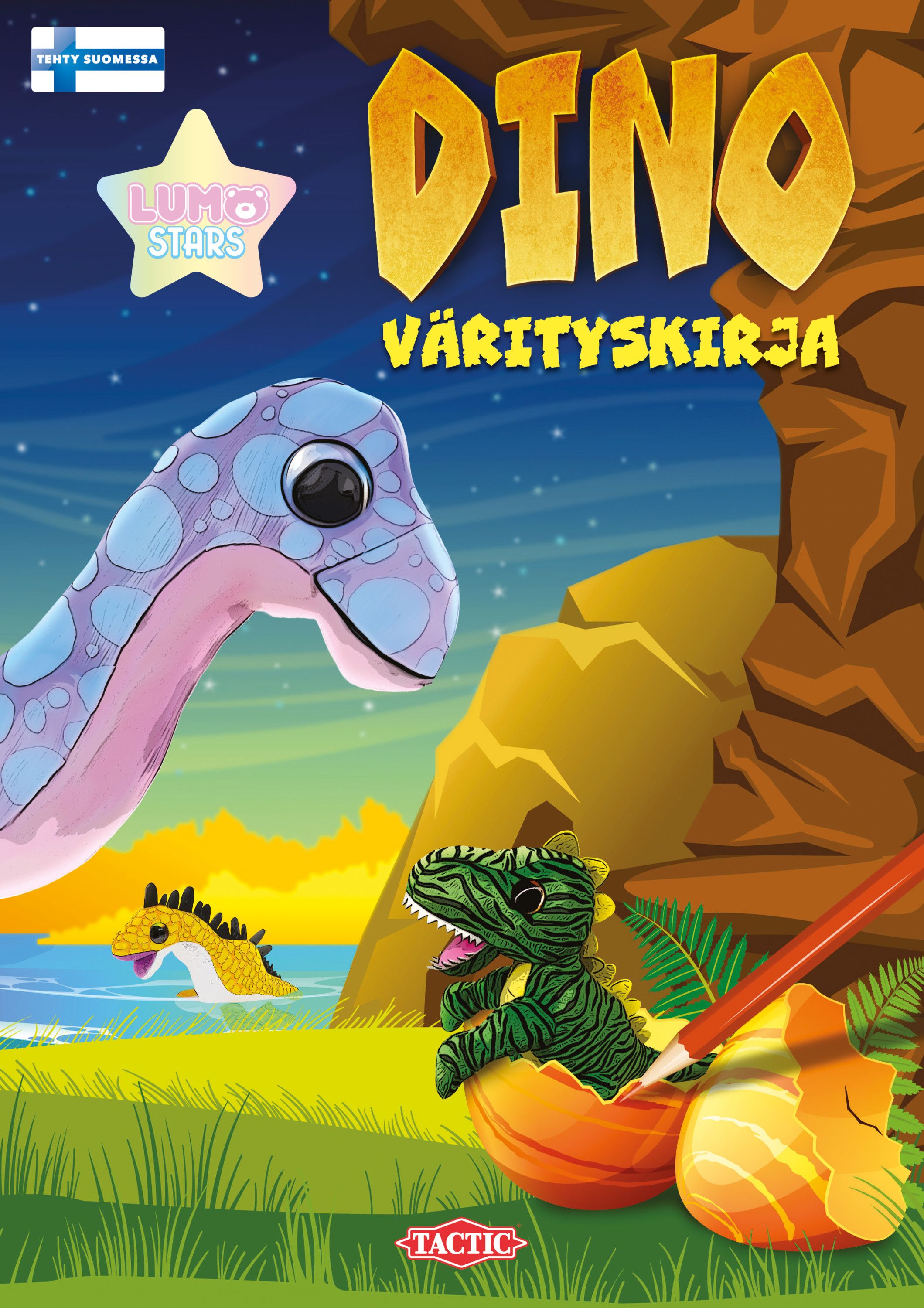 Värityskirja Lumo Stars Dino