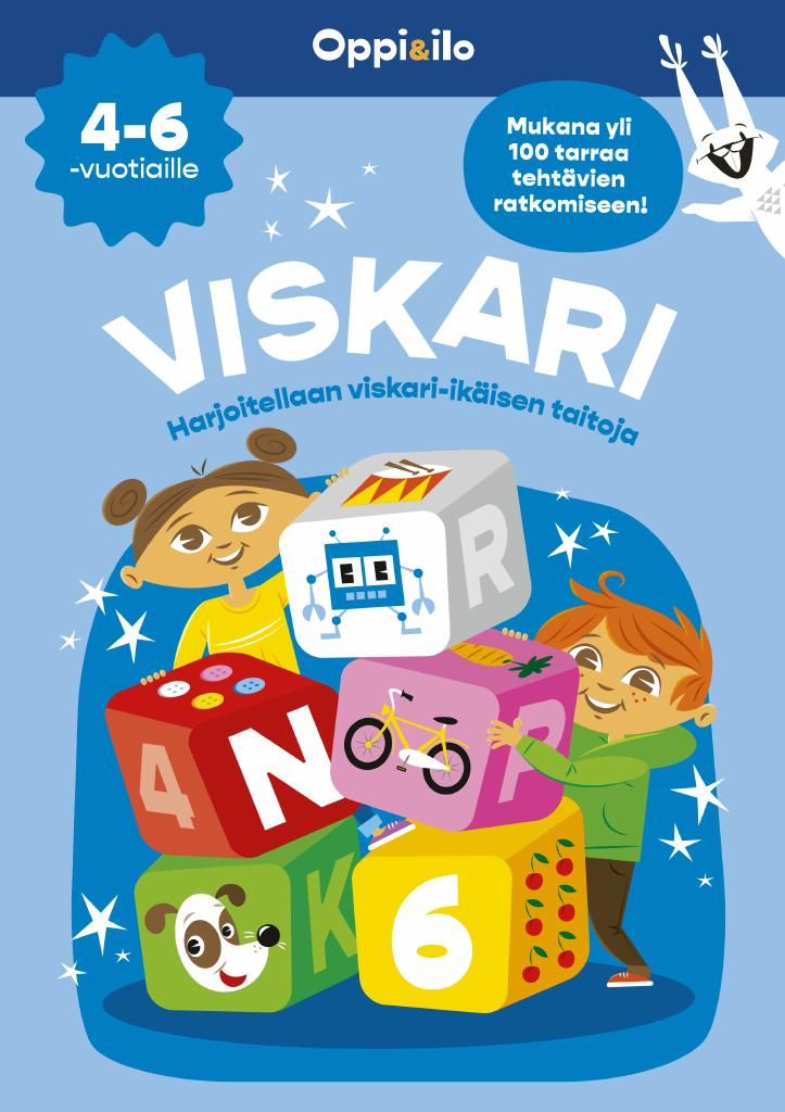 Viskari puuha- ja tarrakirja 4-6 v