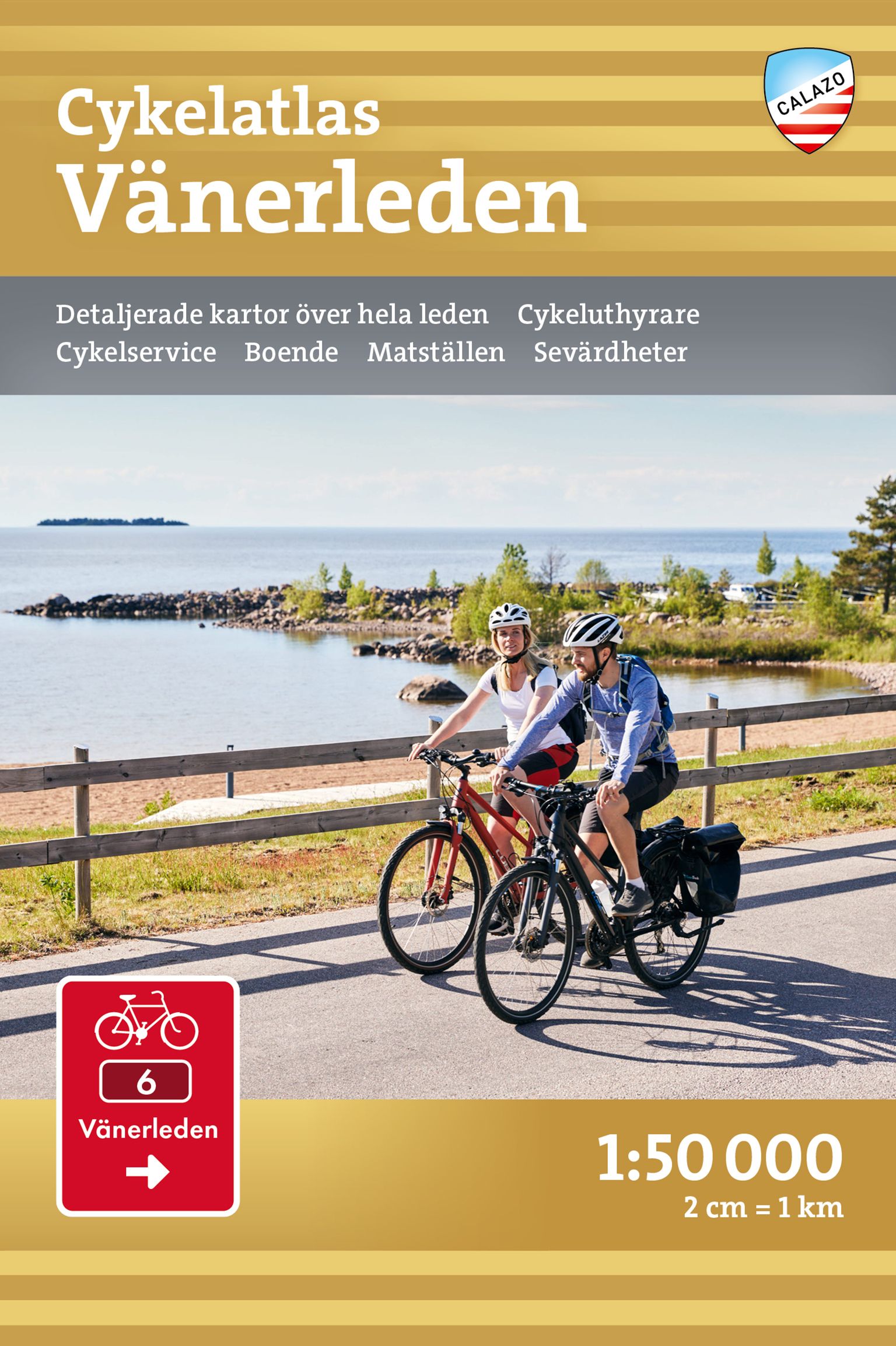 Cykelatlas Vänerleden (1:50.000)