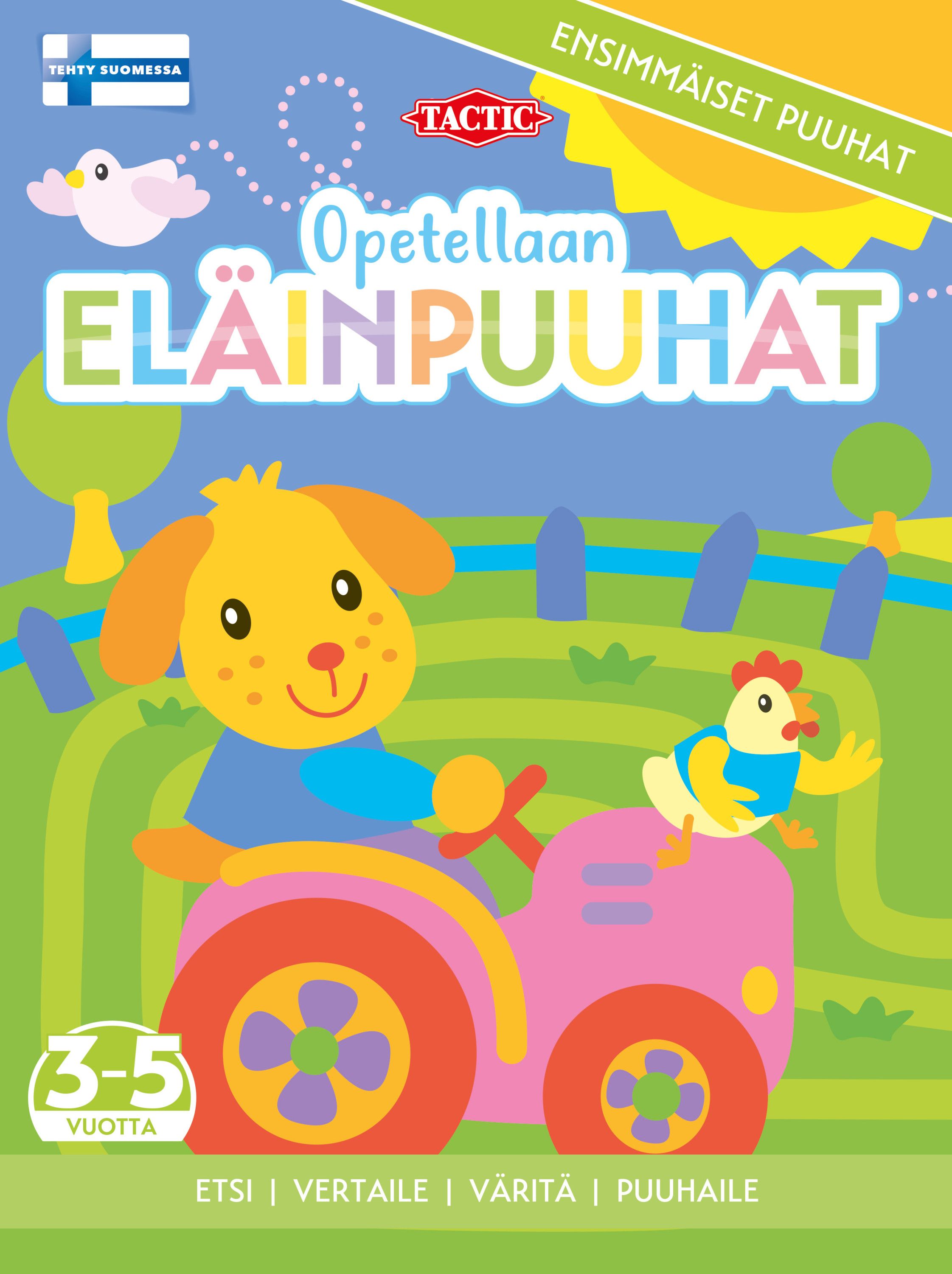 Opetellaan Eläinpuuhat puuhakirja