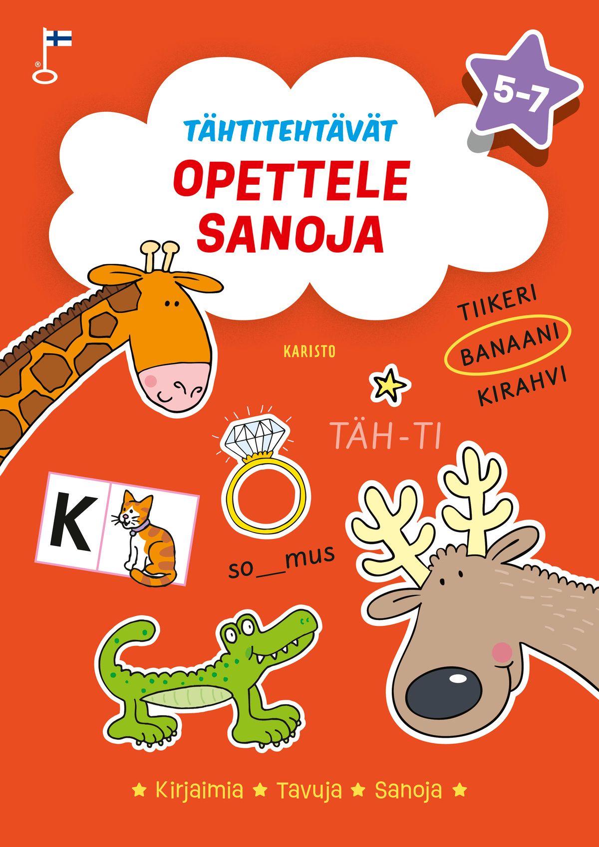 Tähtitehtävät Opettele sanoja