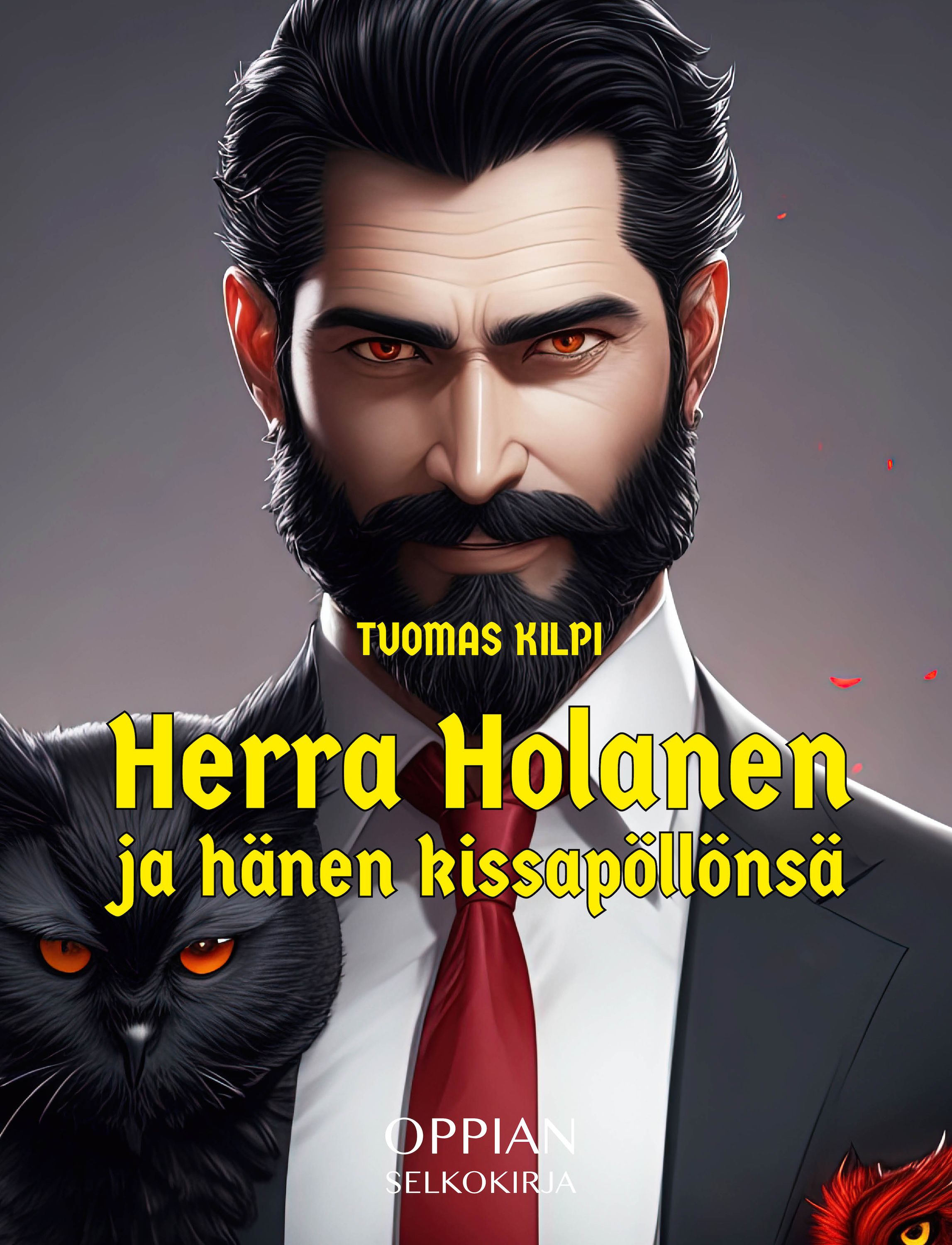 Tuomas Kilpi : Herra Holanen ja hänen kissapöllönsä (selkokirja)