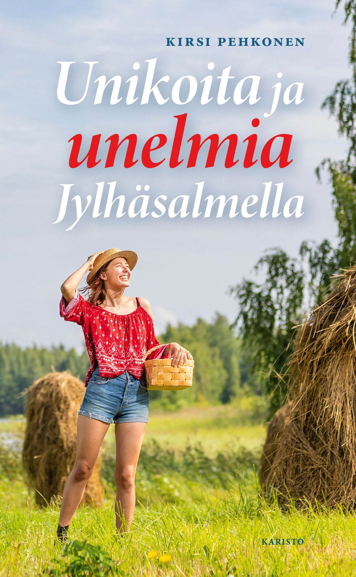 Kirjailijan Kirsi Pehkonen käytetty kirja Unikoita ja unelmia Jylhäsalmella
