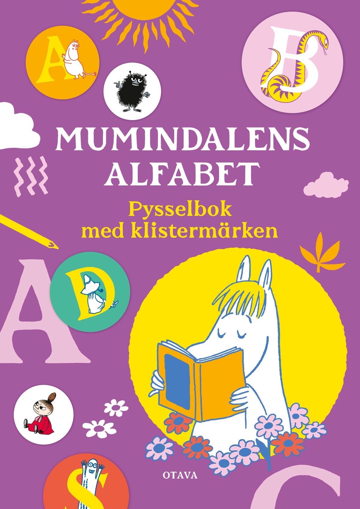 Mumin Mumindalens alfabet - pysselbok med klistermärken