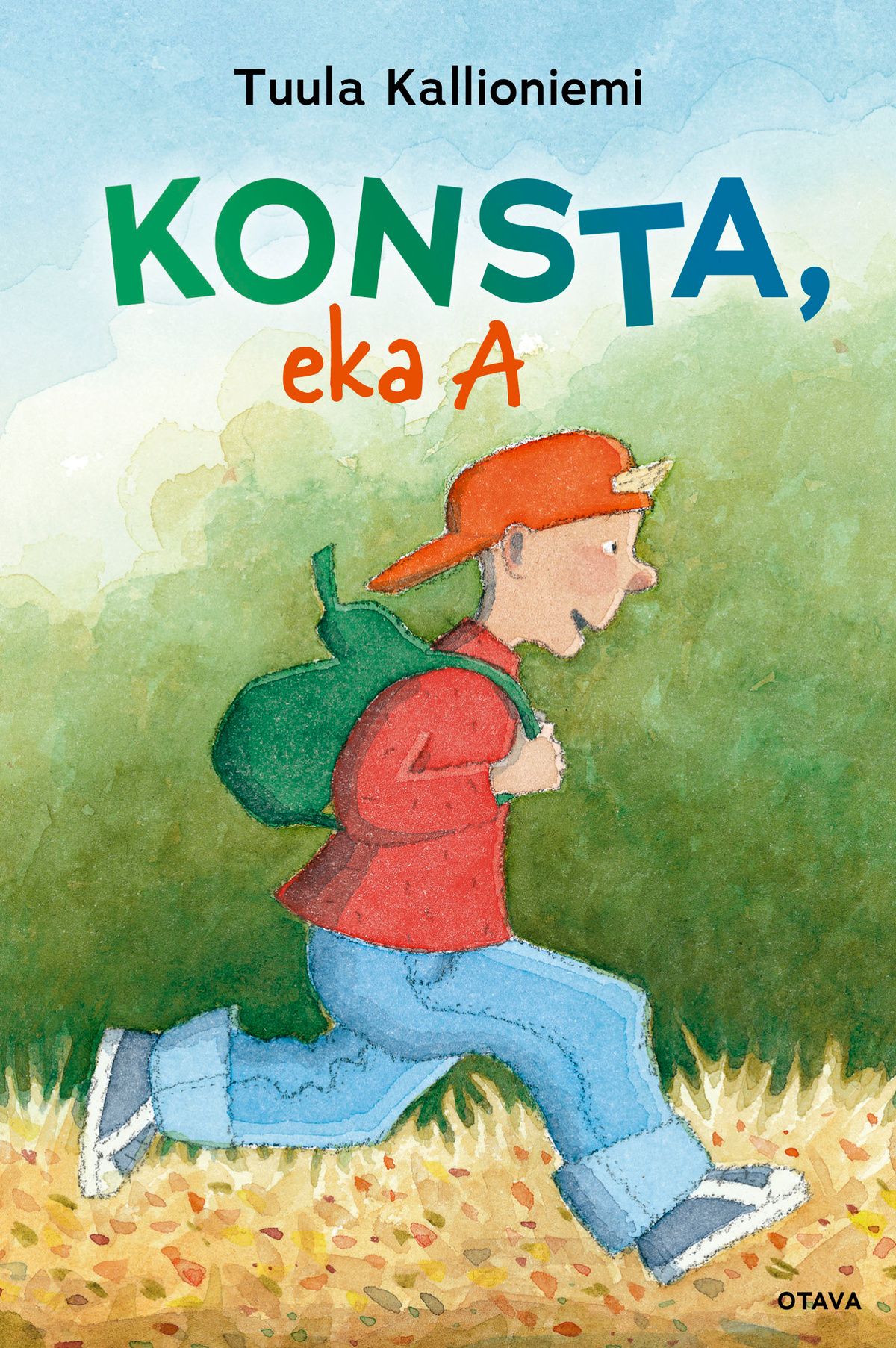 Kirjailijan Tuula Kallioniemi käytetty kirja Konsta, eka A