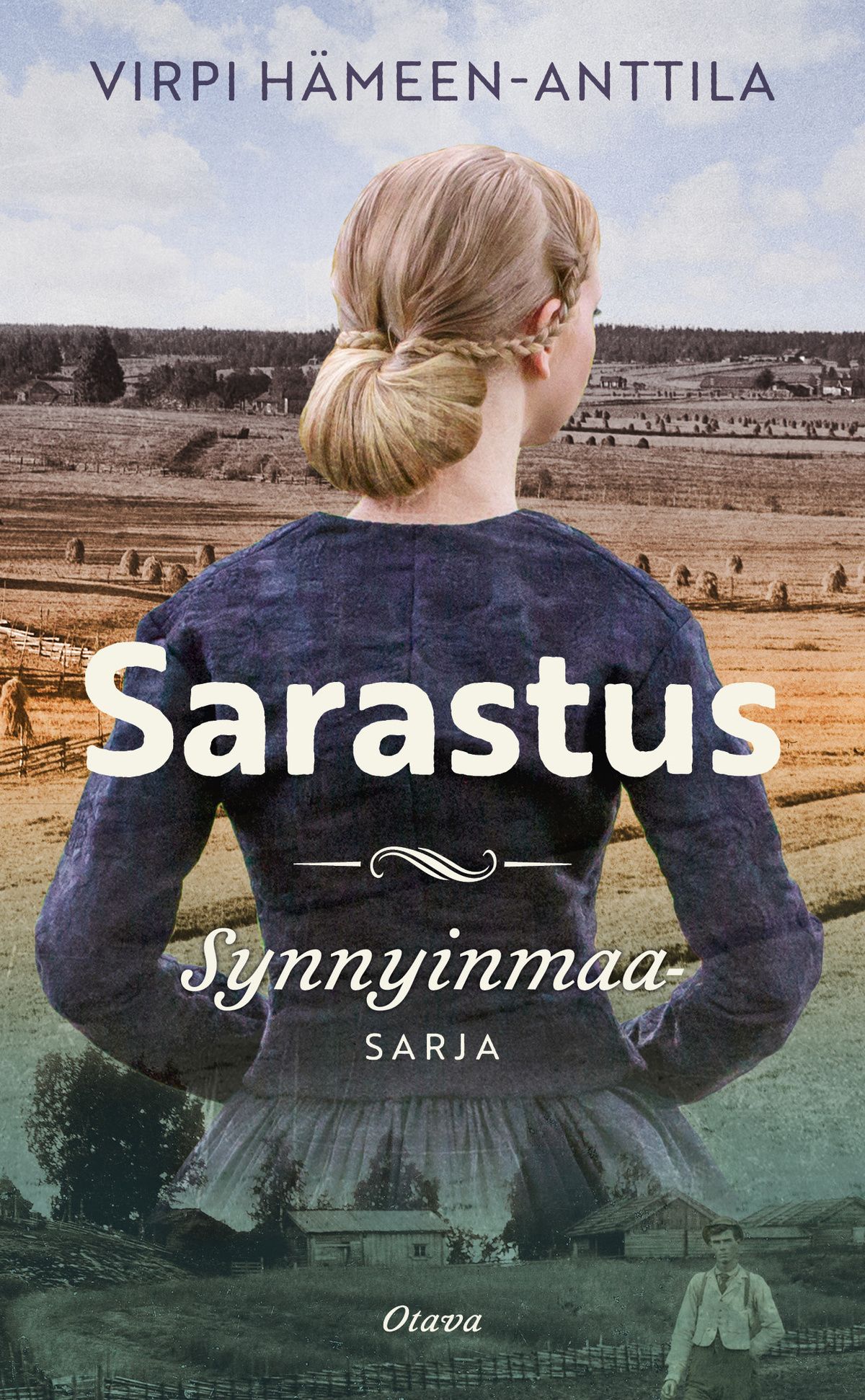 Kirjailijan Virpi Hämeen-Anttila käytetty kirja Sarastus