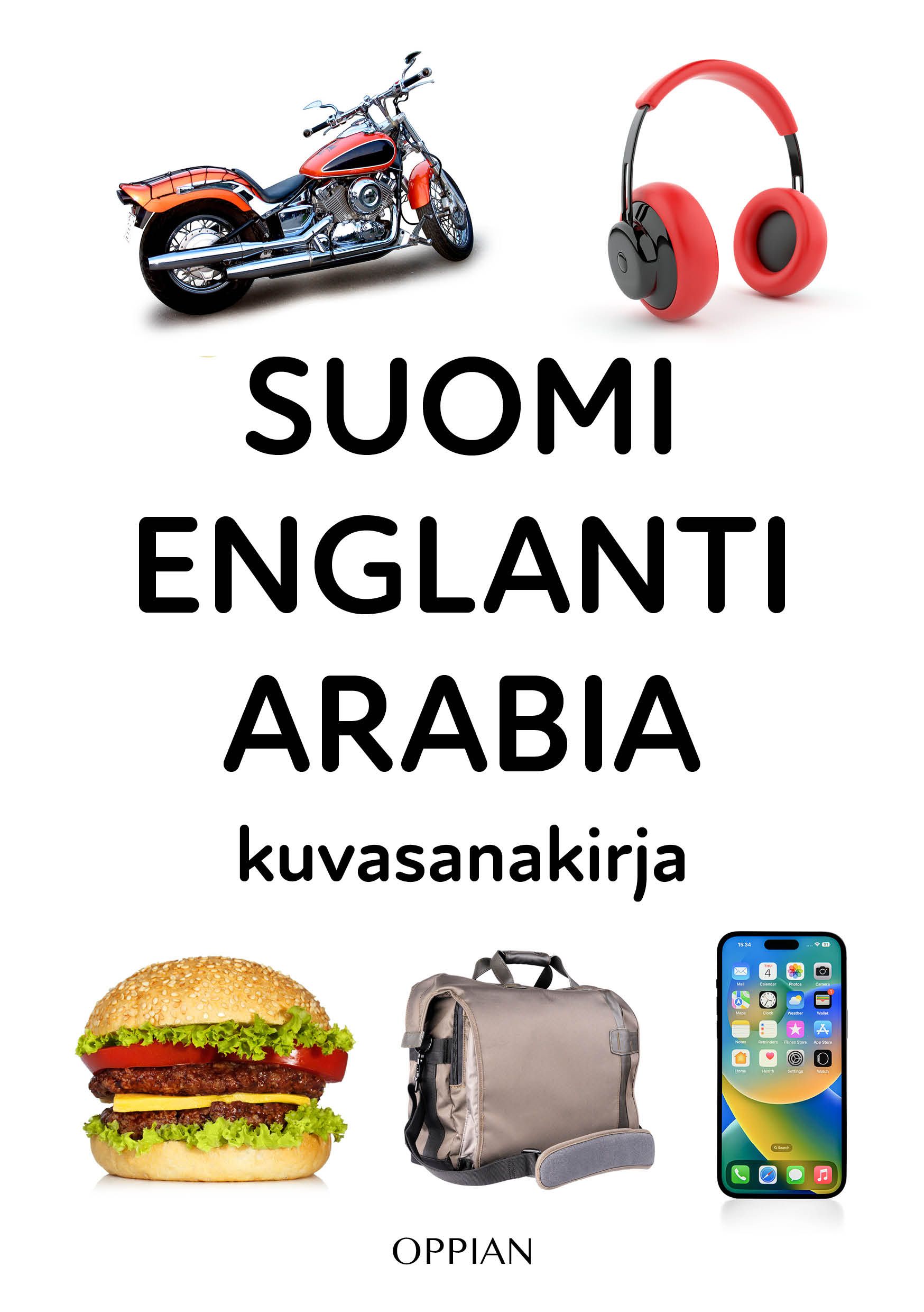 Tuomas Kilpi : Suomi-englanti-arabia kuvasanakirja