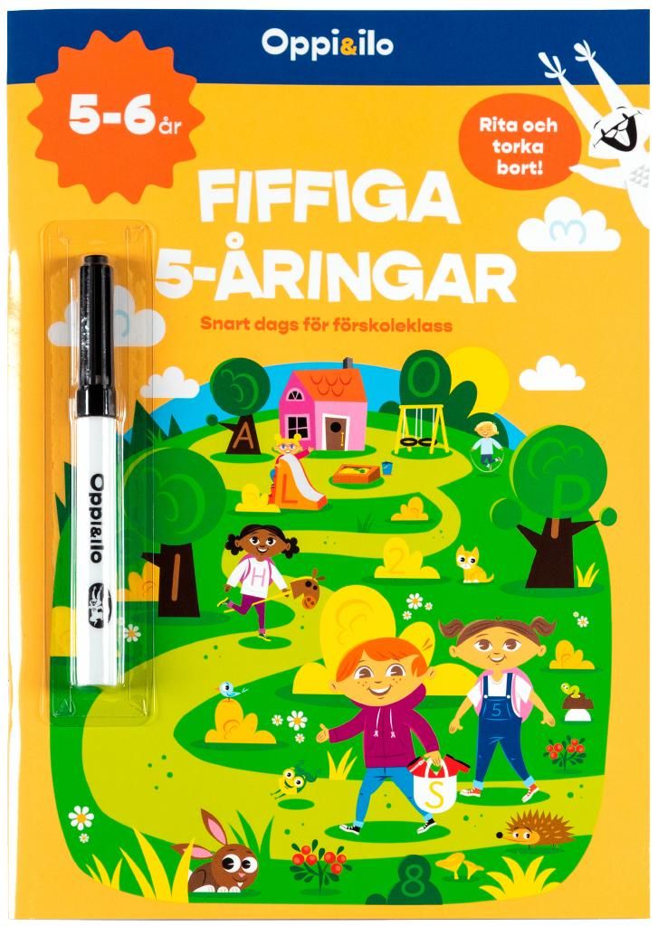 Sonja Laitila : Fiffiga 5-åringar -pysselbok 5-6 år