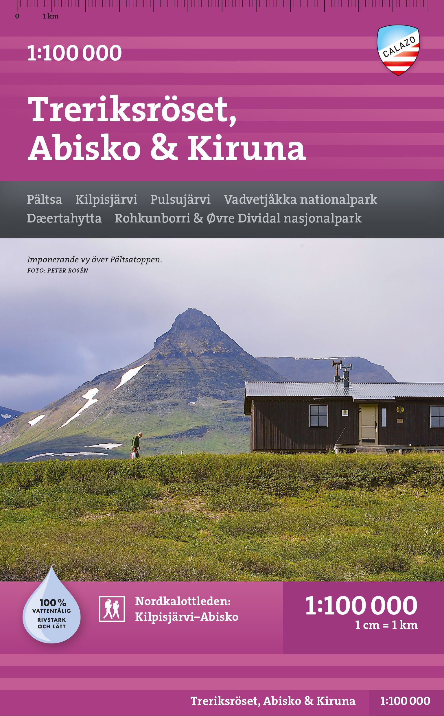 Treriksröset, Abisko & Kiruna 1:100 000