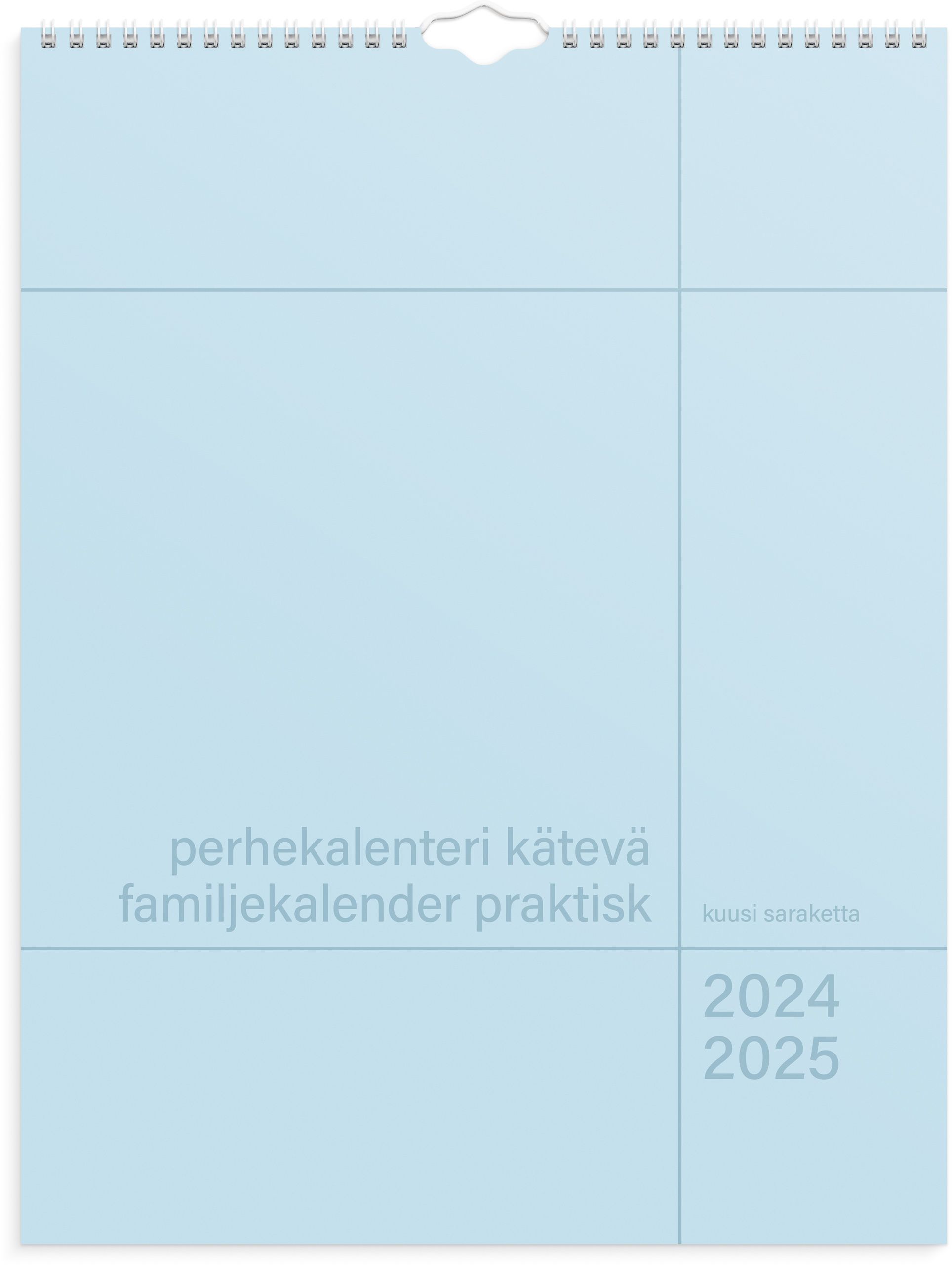 Perhekalenteri Kätevä/Familjekalender Praktisk 2024-2025 (lukuvuosikalenteri)