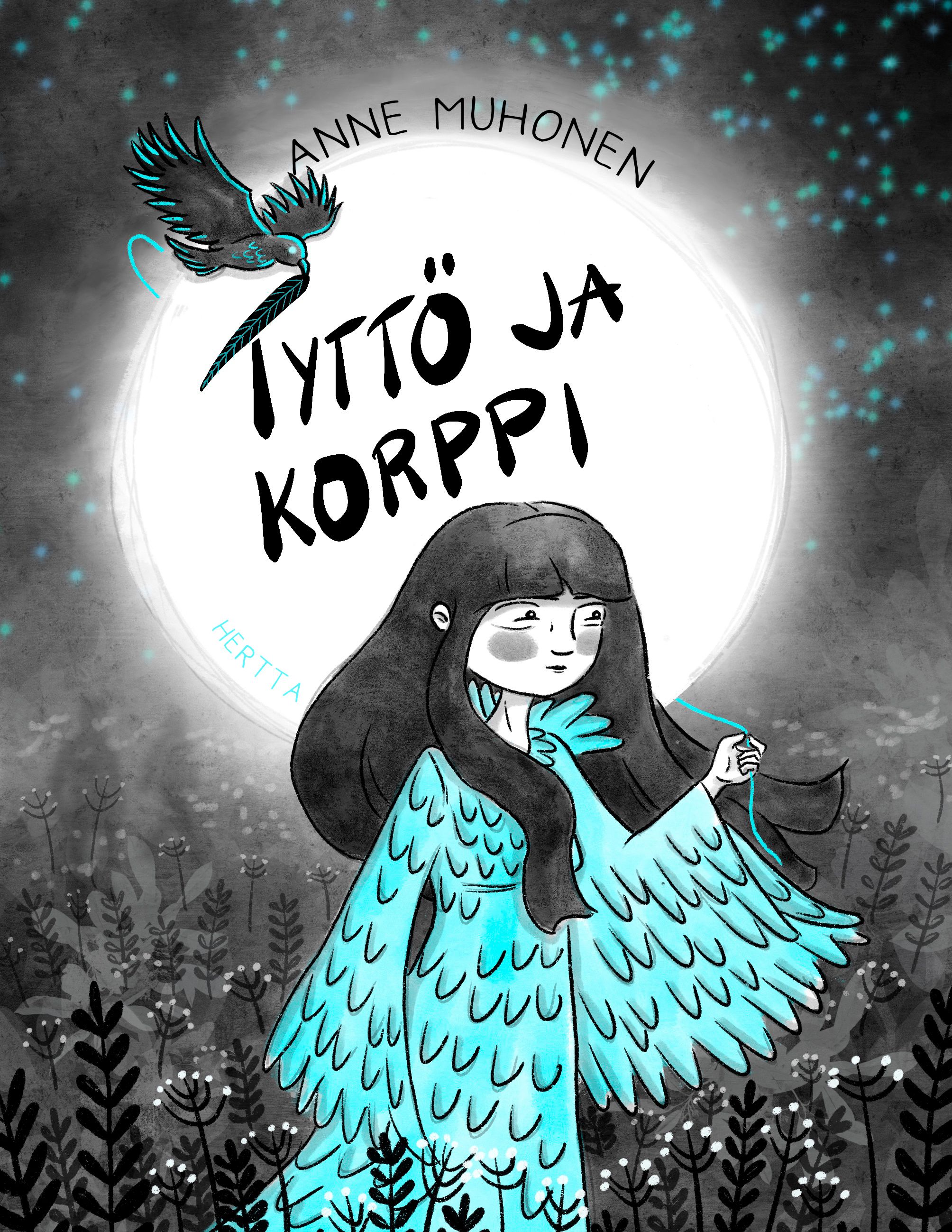 Anne Muhonen : Tyttö ja korppi