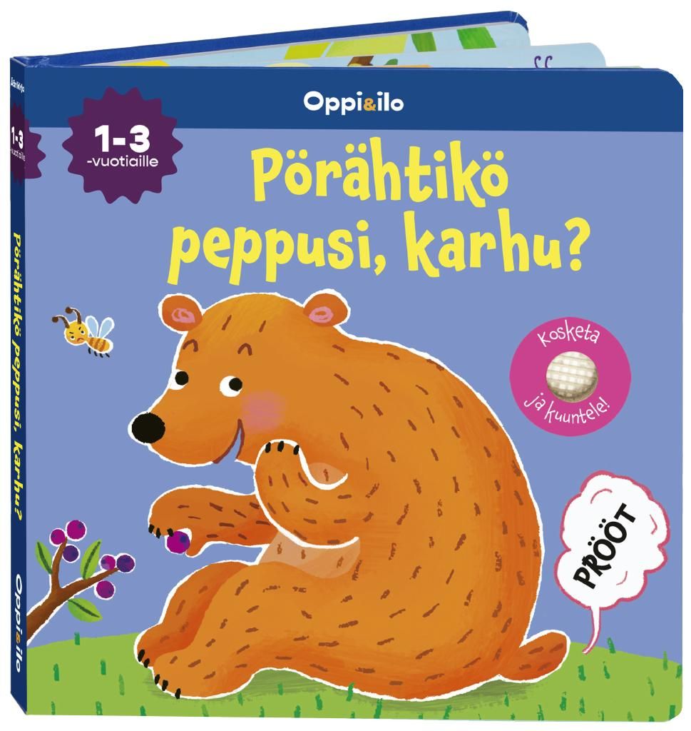 Sam Taplin : Pörähtikö peppusi, karhu? -äänikirja 1-3 v