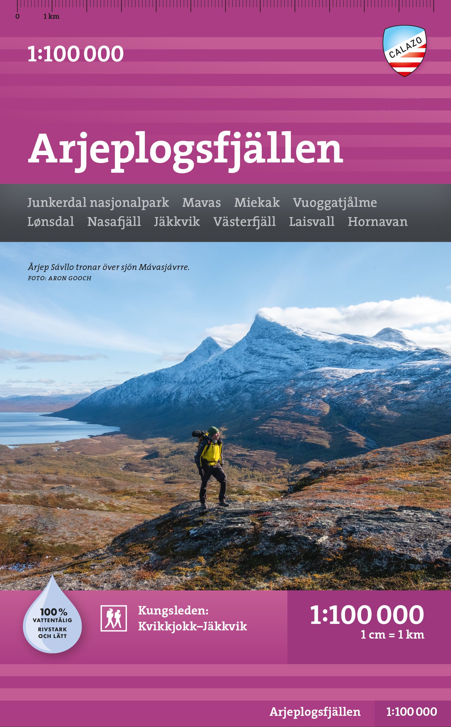 Arjeplogsfjällen 1:100 000