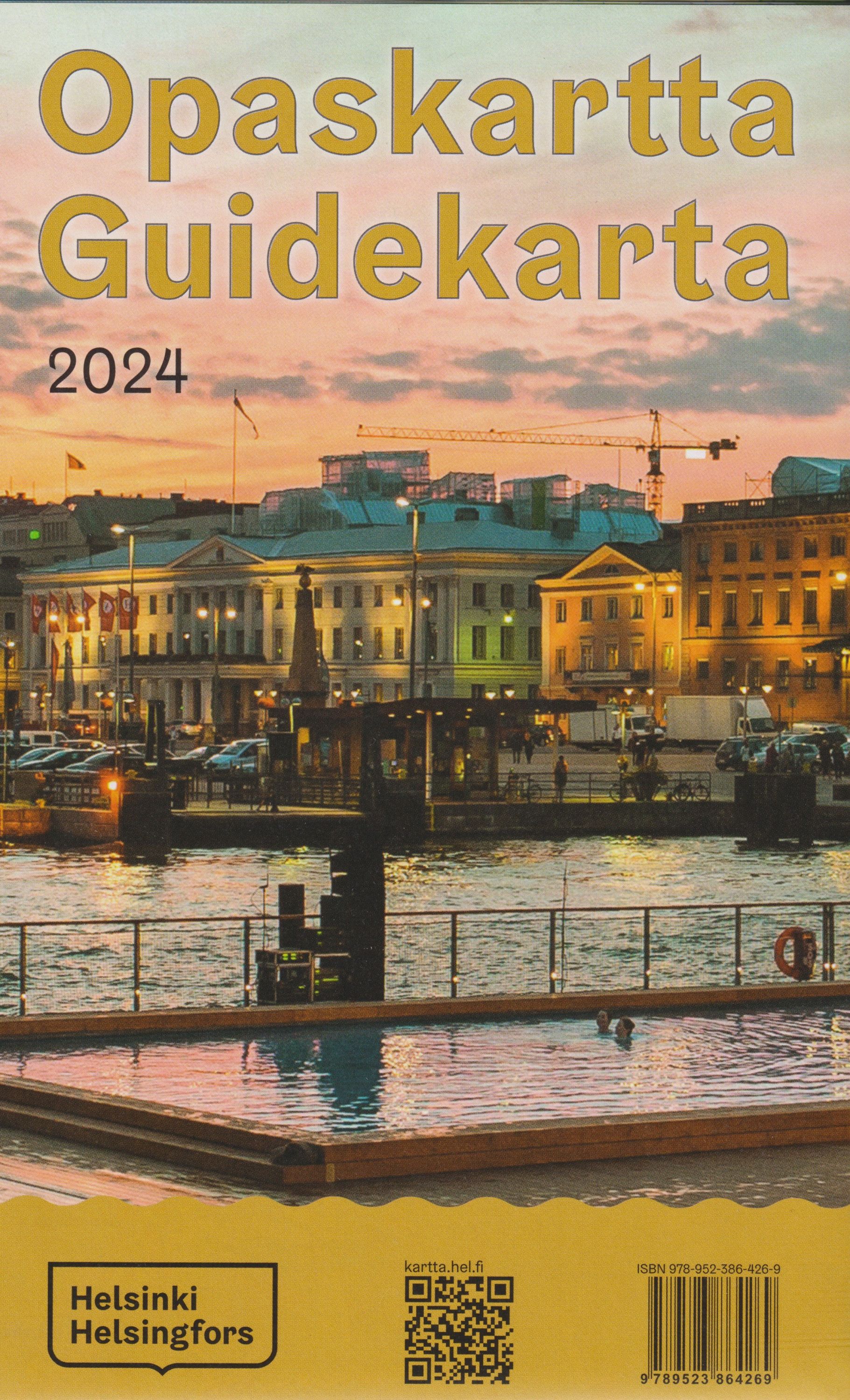 Helsinki opaskartta - guidekarta 2024 (1:20 000)