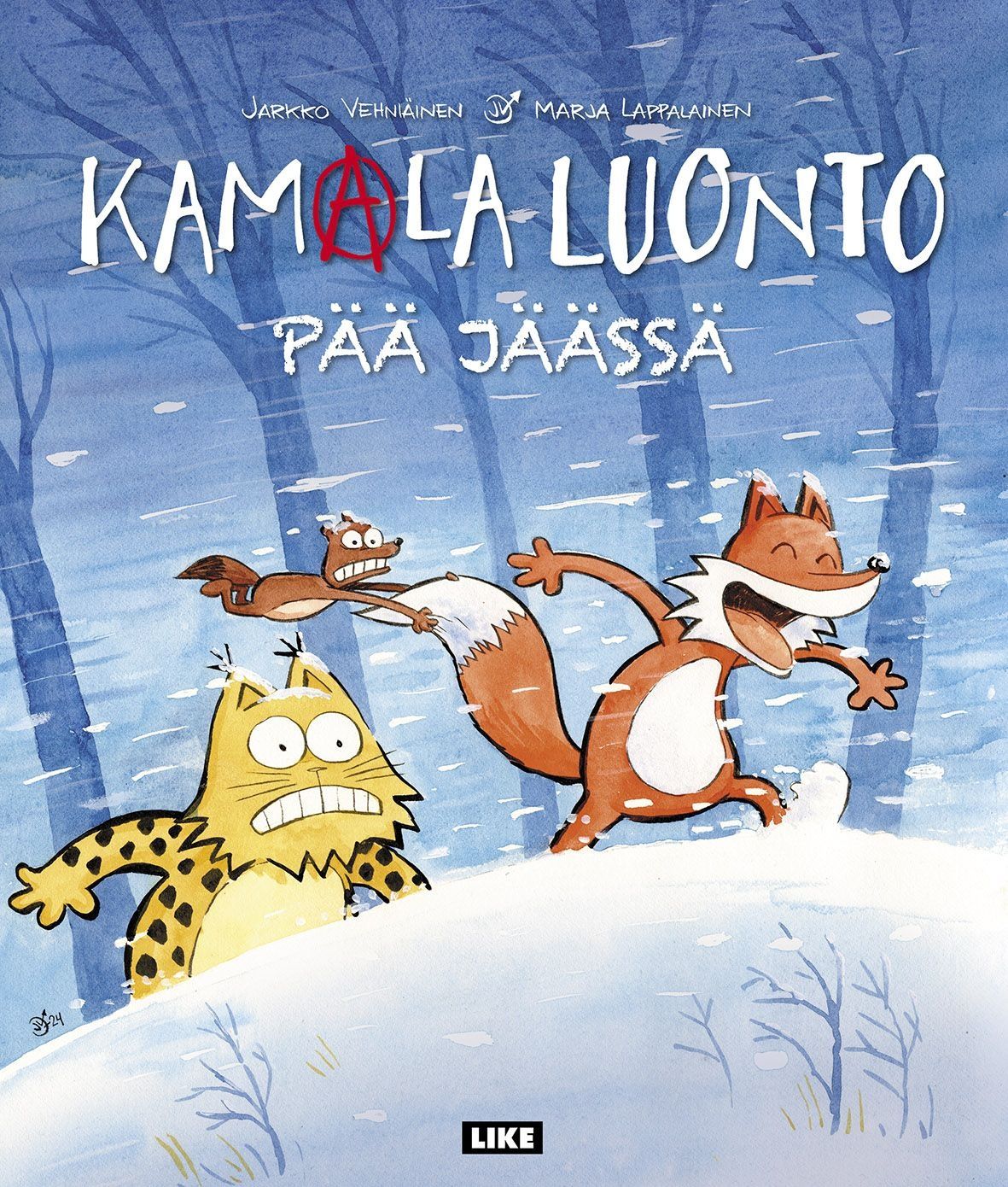 Jarkko Vehniäinen & Marja Lappalainen : Kamala luonto – Pää jäässä