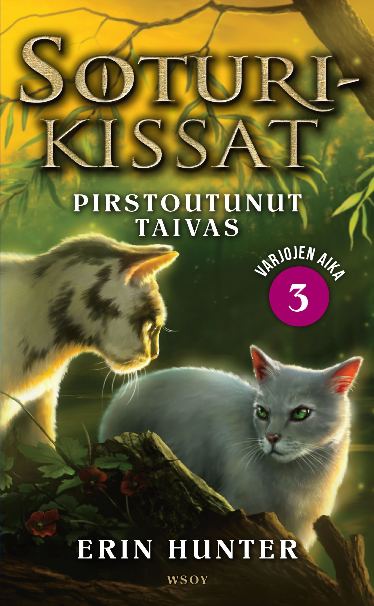 Erin Hunter : Soturikissat: Varjojen aika 3: Pirstoutunut taivas