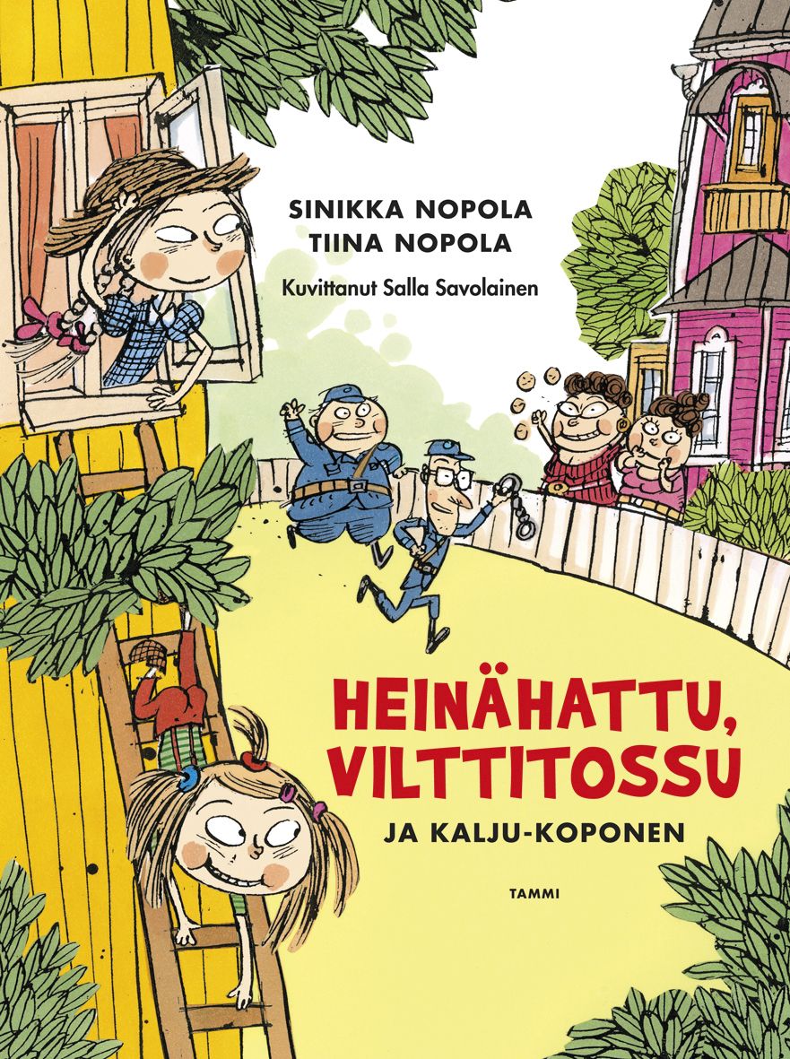 Kirjailijan Sinikka Nopola käytetty kirja Heinähattu, Vilttitossu ja Kalju-Koponen