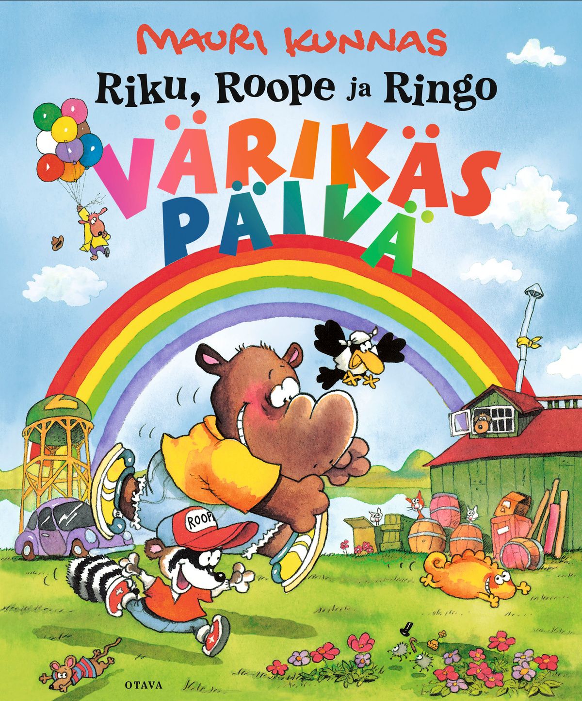 Mauri Kunnas : Riku, Roope ja Ringo värikäs päivä