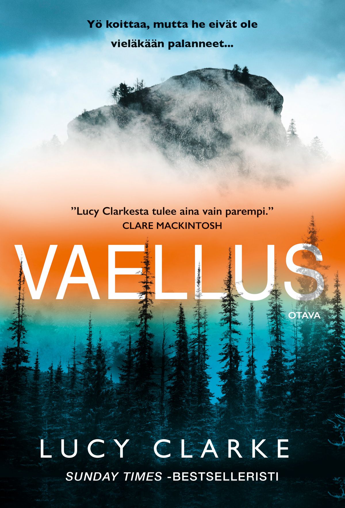 Kirjailijan Lucy Clarke uusi kirja Vaellus