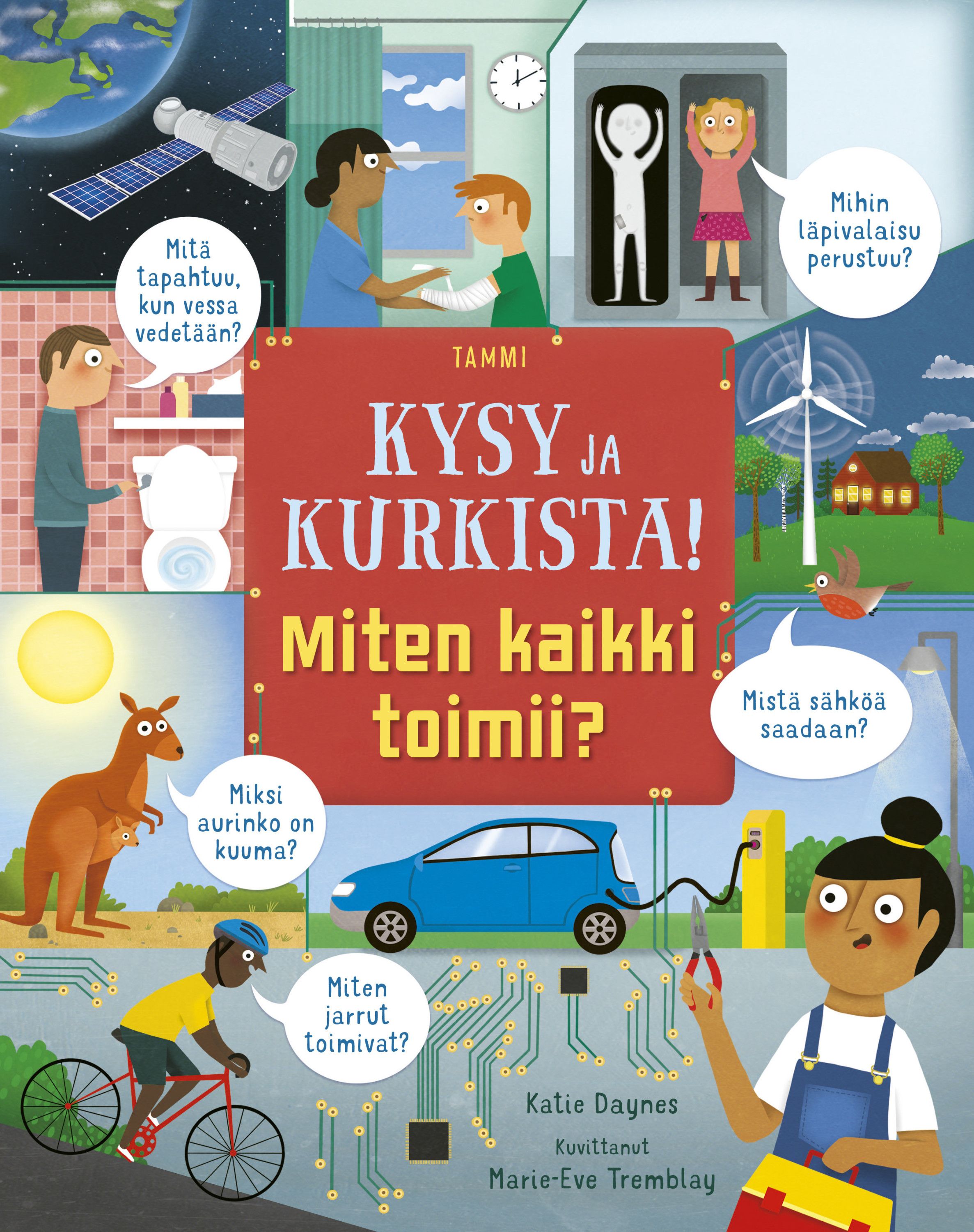 Katie Daynes : Kysy ja kurkista! Miten kaikki toimii?
