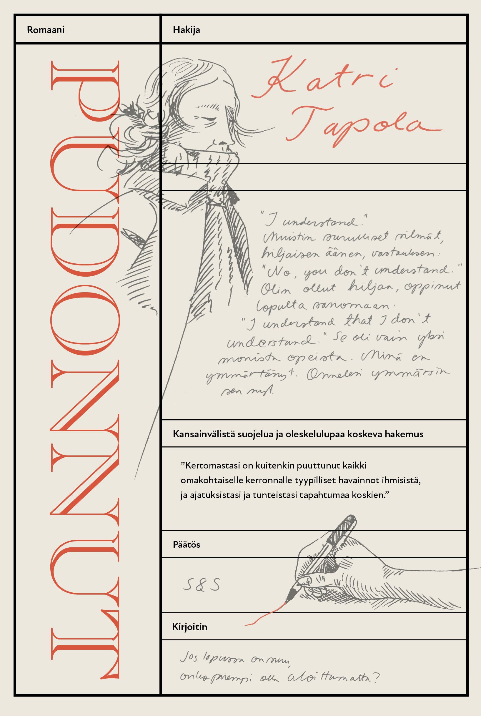 Katri Tapola : Pudonnut