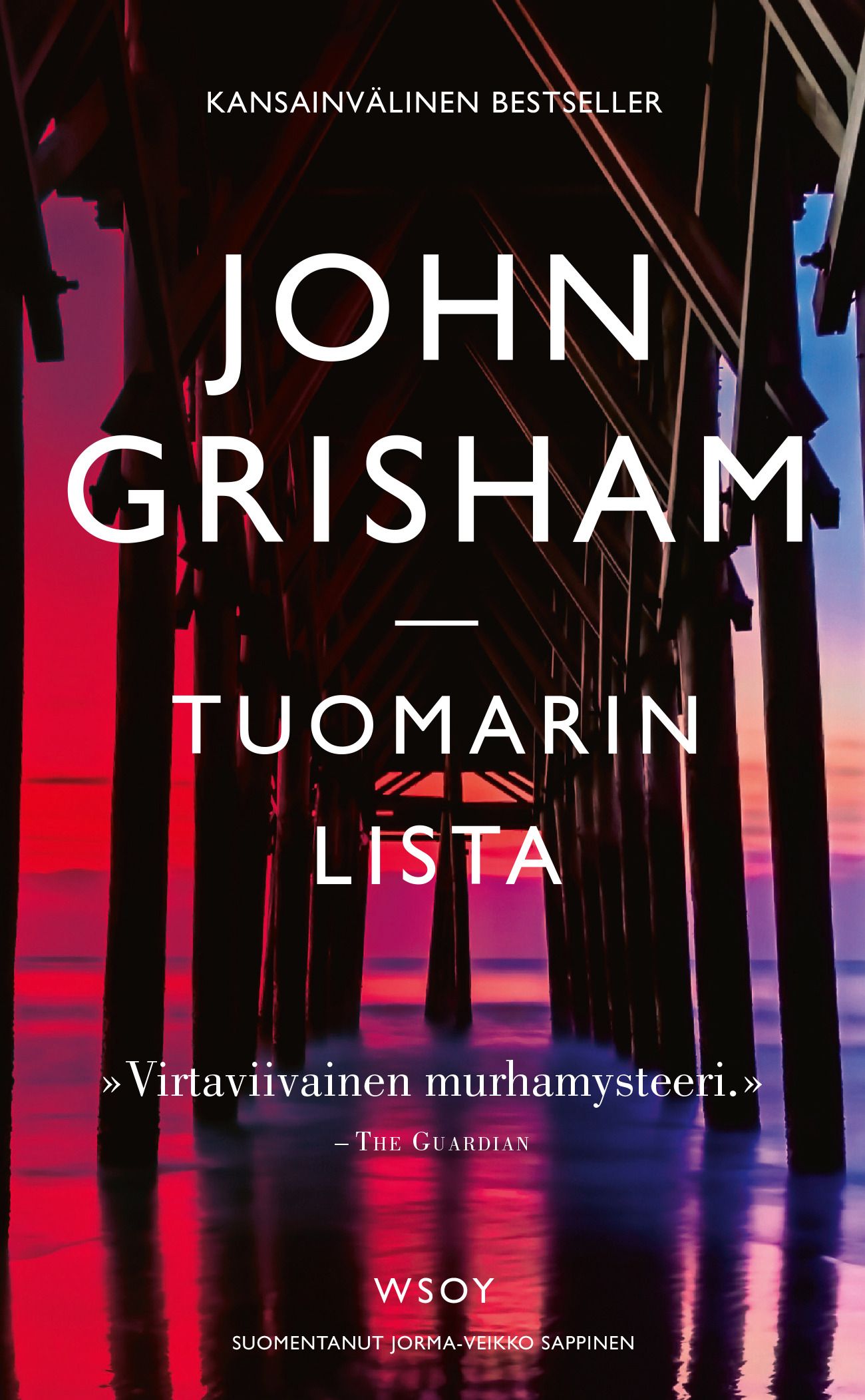 Kirjailijan John Grisham käytetty kirja Tuomarin lista