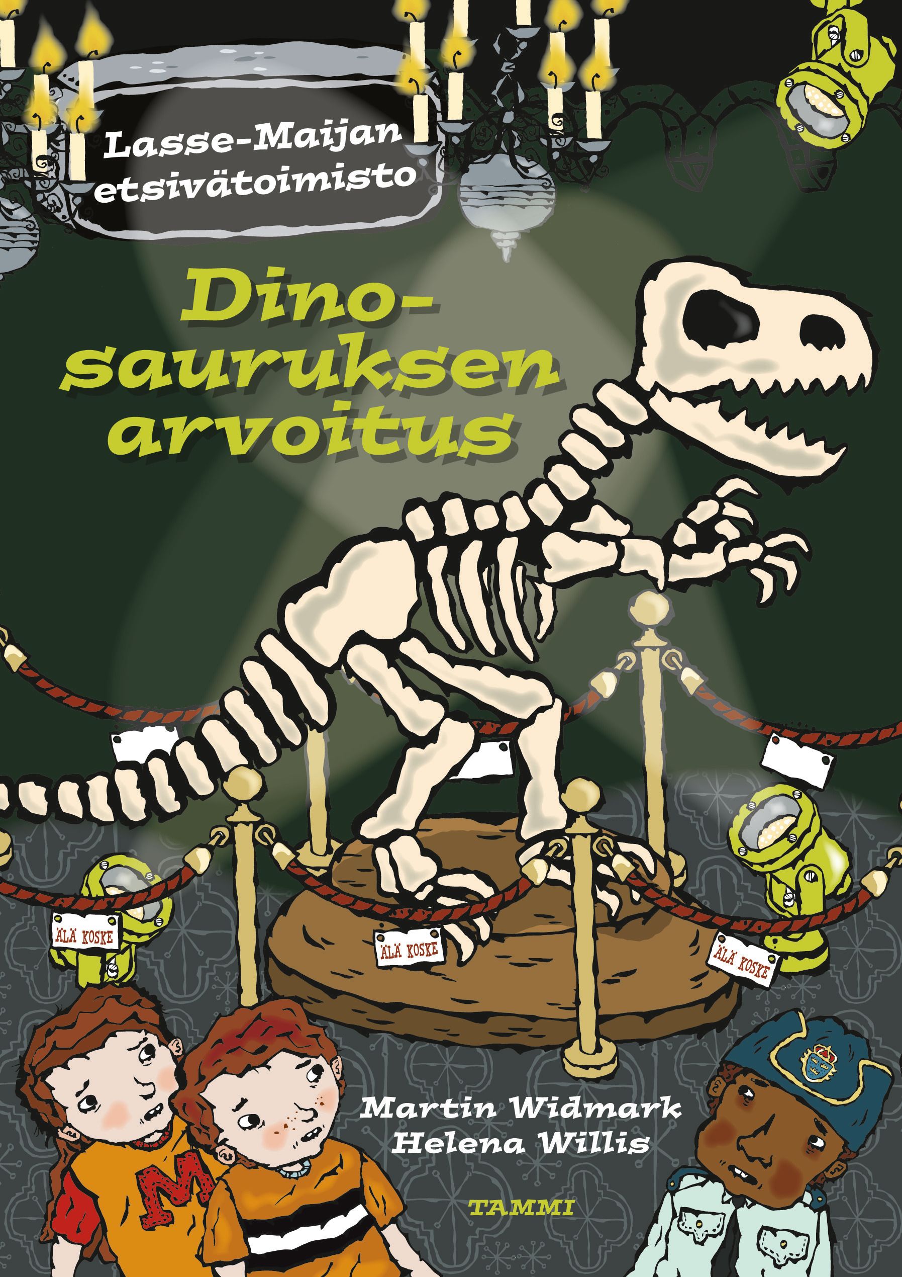 Martin Widmark : Dinosauruksen arvoitus. Lasse-Maijan etsivätoimisto