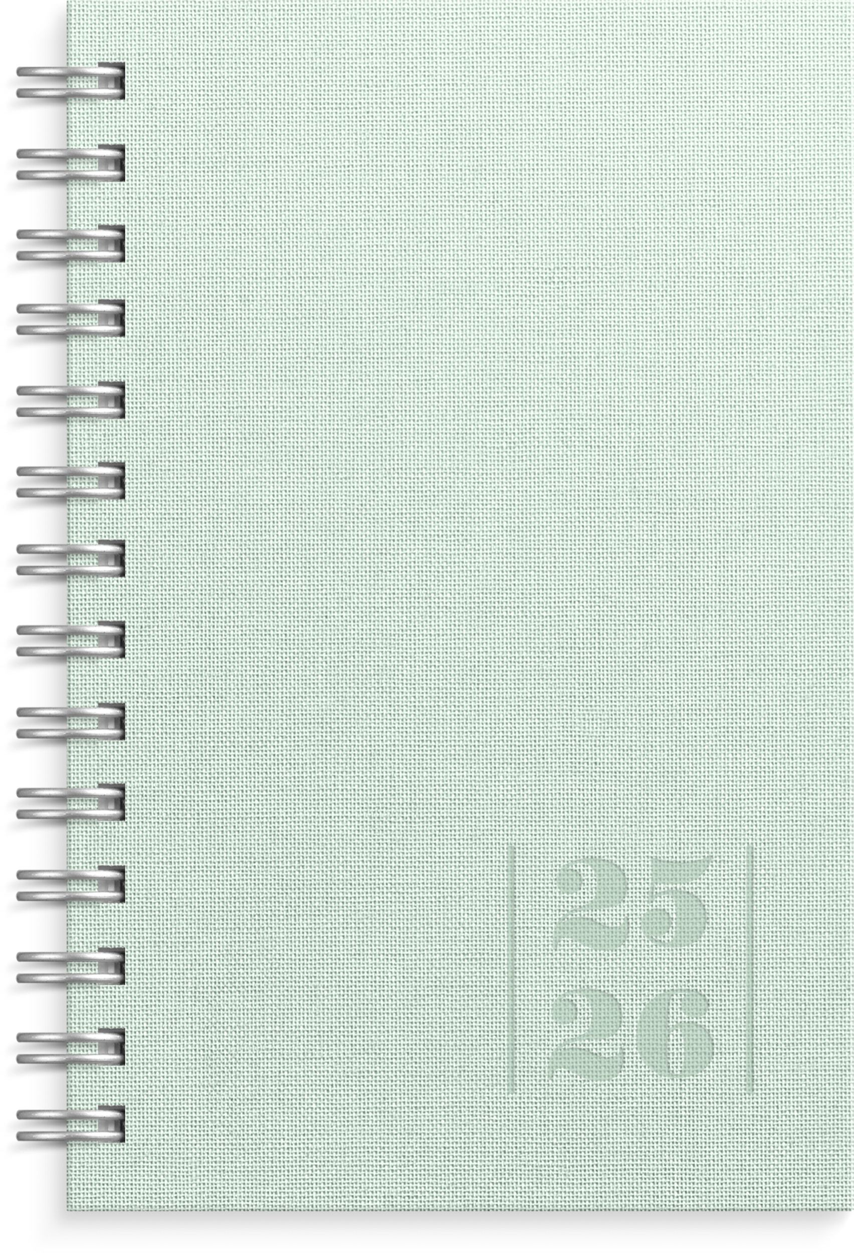 Compact Textile vihreä 2025-2026 (lukuvuosikalenteri)