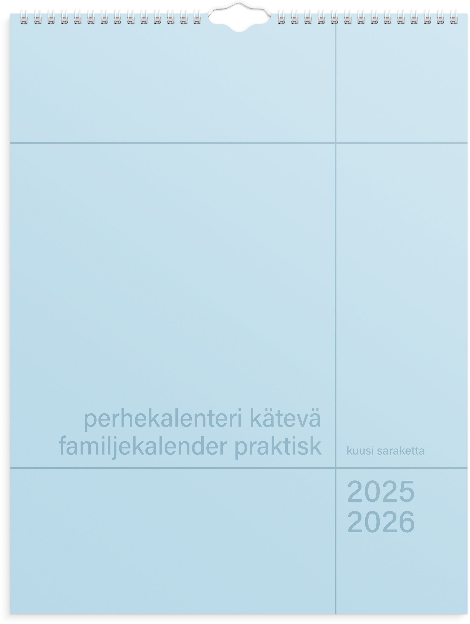 Perhekalenteri Kätevä 2025-2026 (lukuvuosikalenteri)
